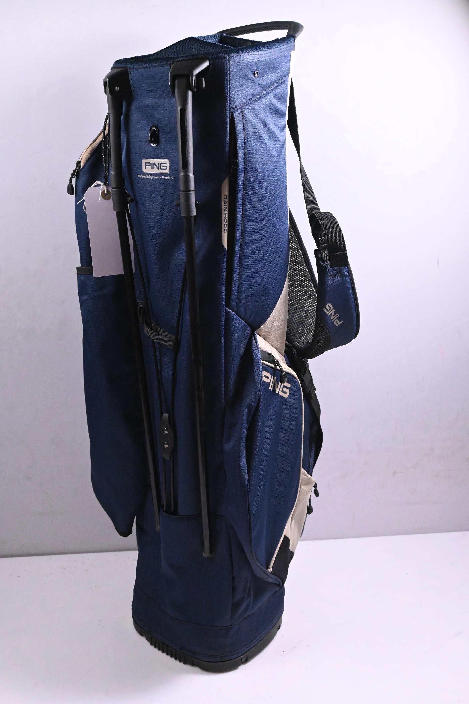 Ping Hoofer Stand Bag / 5-Way Divider / Navy, Grey