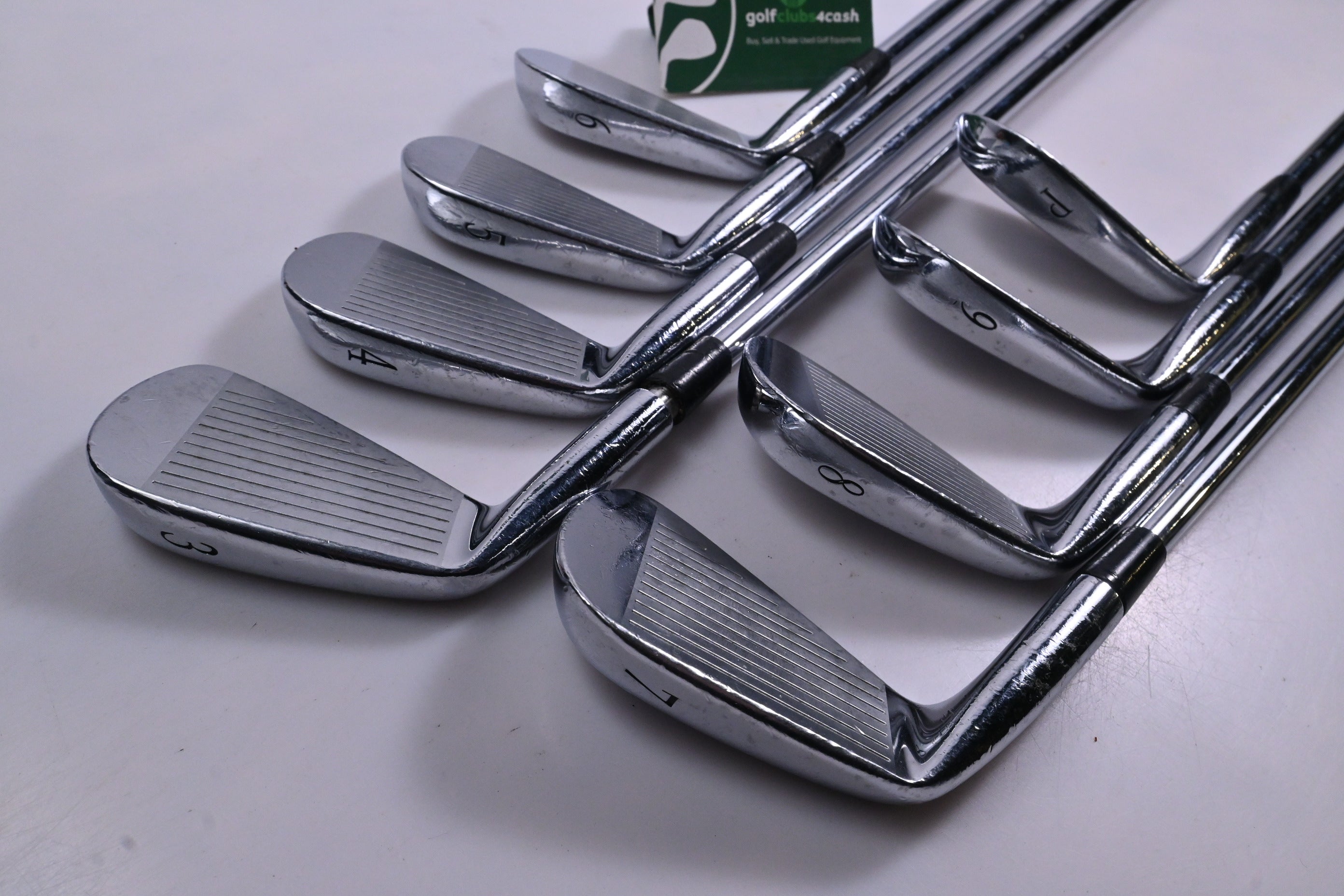 Mizuno MP-4 Irons / 3-PW / Stiff Flex Dynamic Gold S300 Shafts