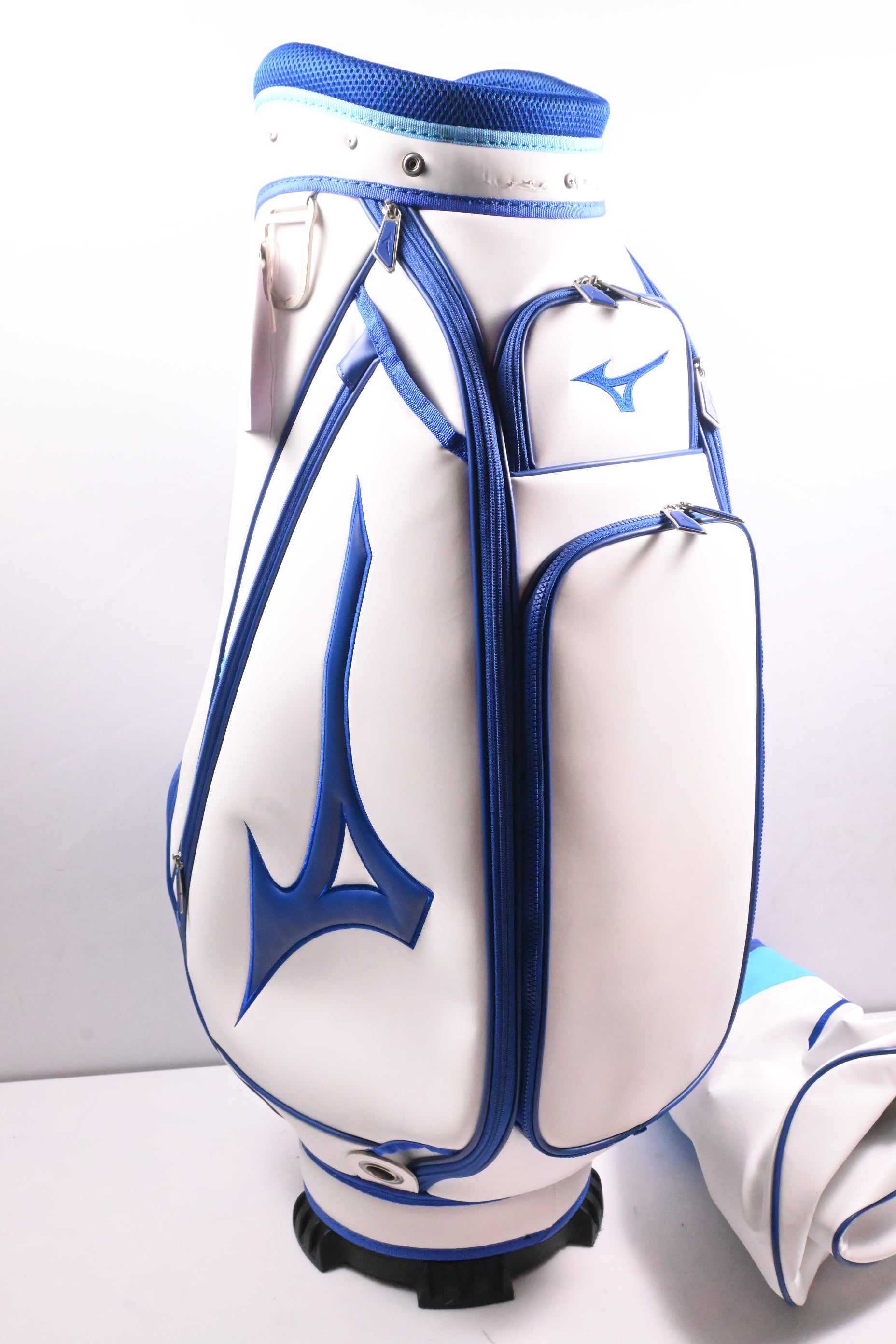 Mizuno Cart Bag / 6-Way Divider / White, Blue