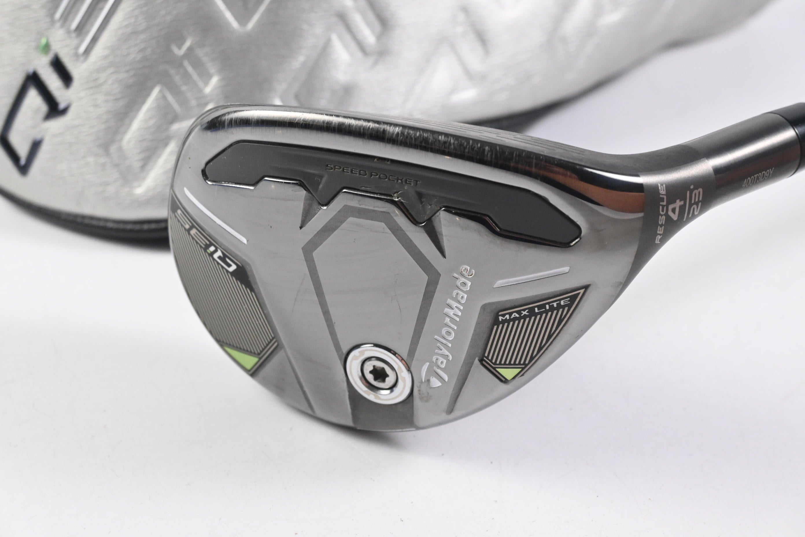 Taylormade Qi35 Max Lite #4 Hybrid / 23 Degree / Regular Flex Vanquish 5 Shaft