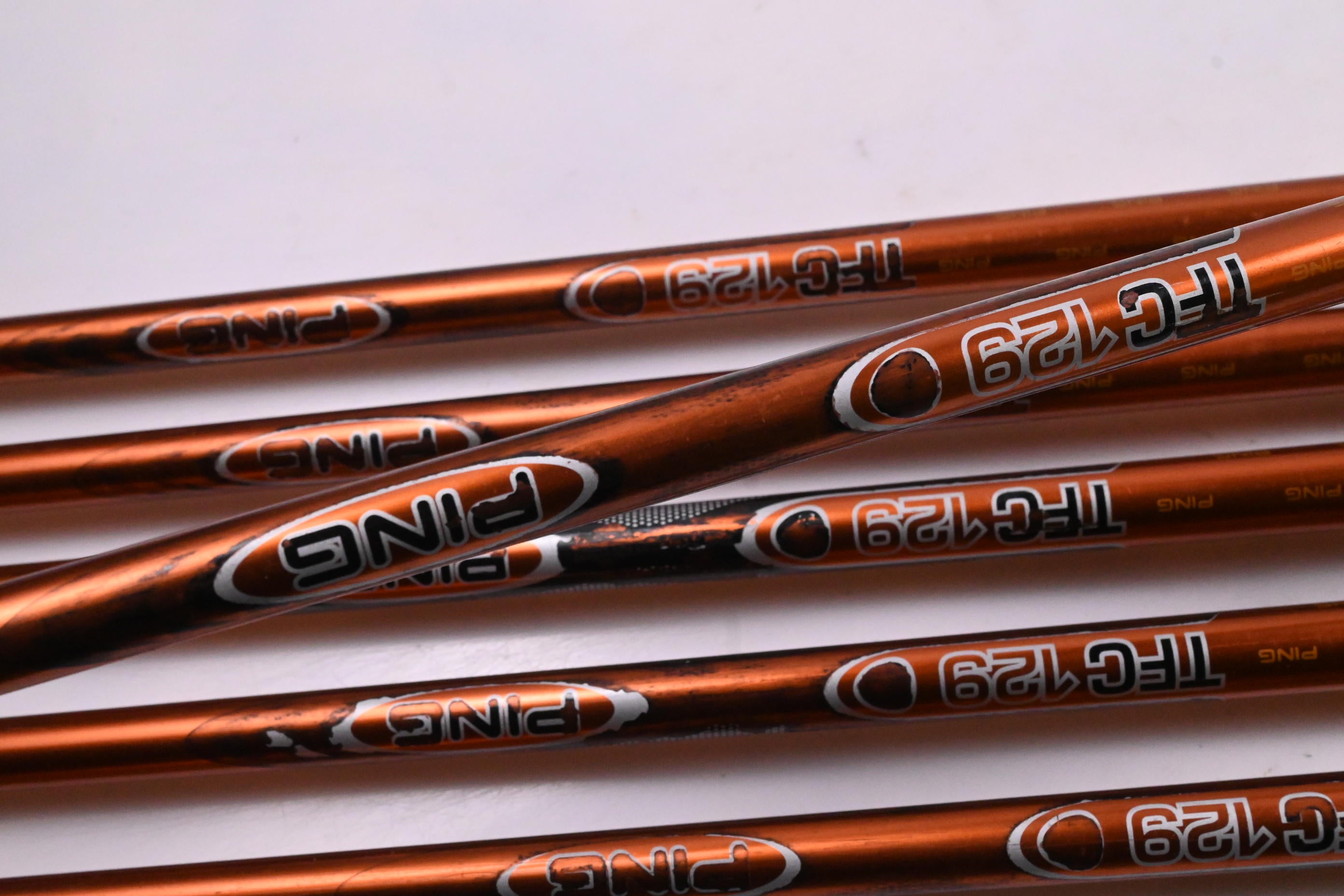 Ping G10 Irons / 5-PW / White Dot / Regular Flex Ping TFC 129 Shafts