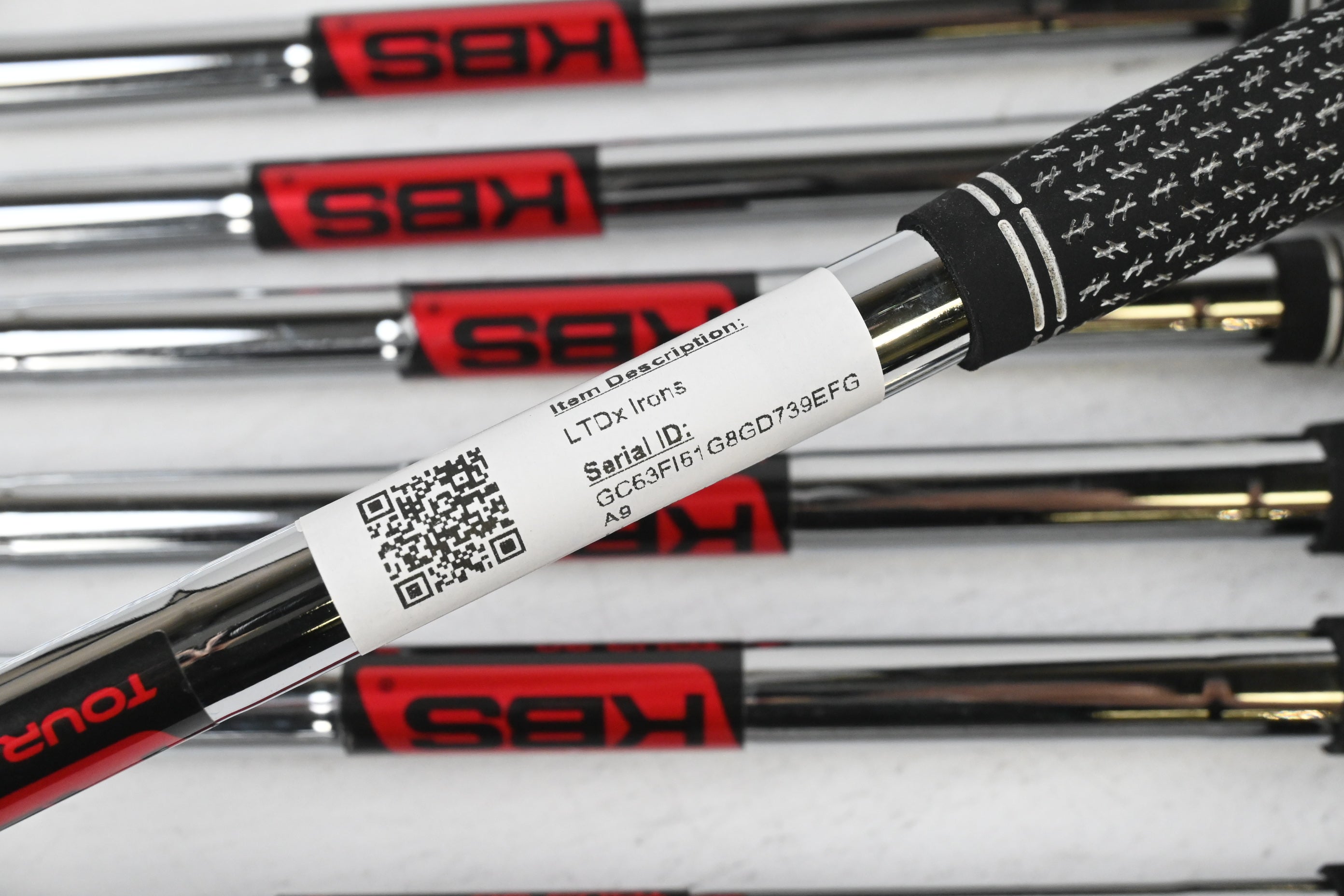 Cobra LTDx Irons / 4-PW / Stiff Flex KBS Tour 90 Shafts