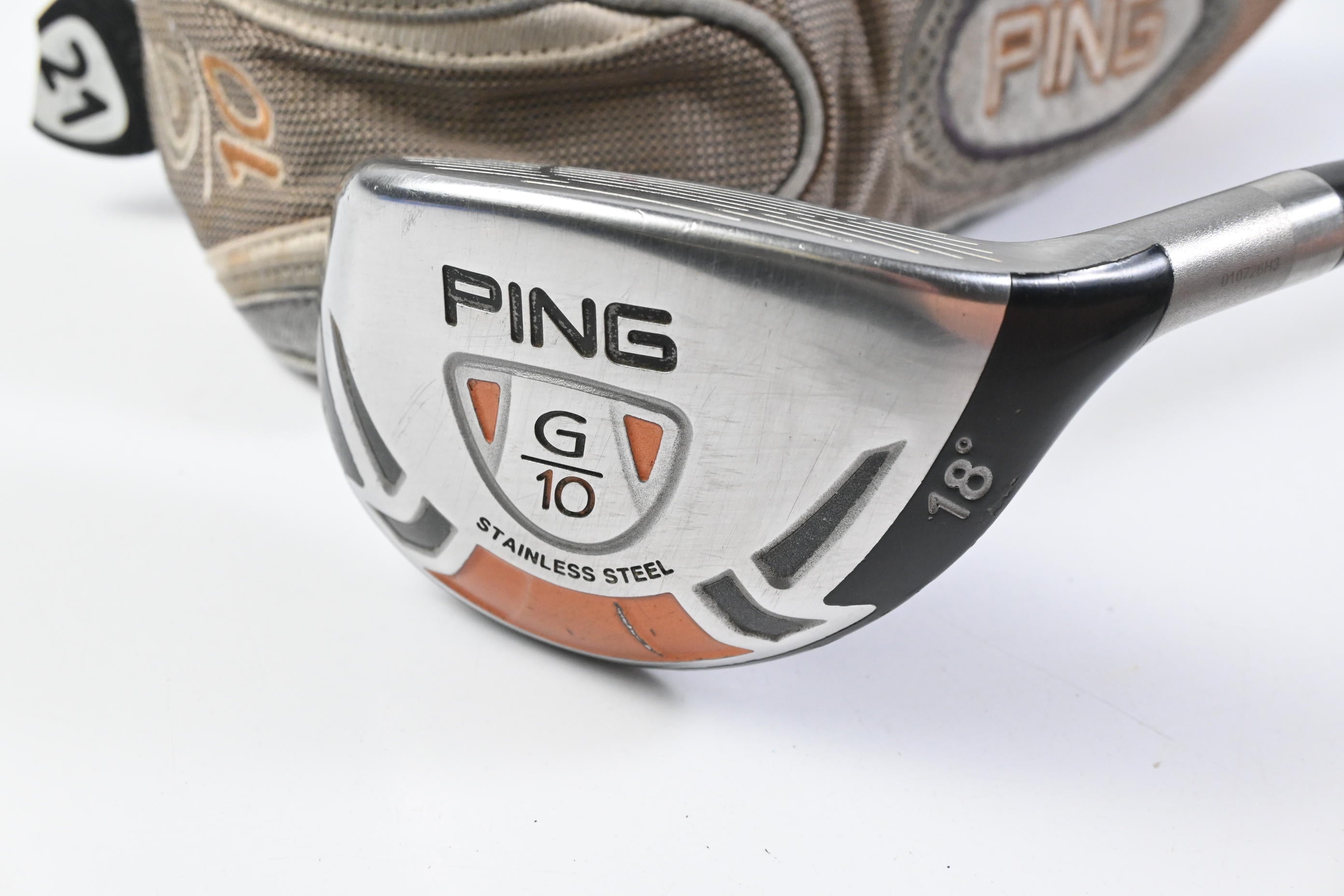 Ping G10 #2 Hybrid / 18 Degree / Regular Flex Ping TFC 129 Shaft