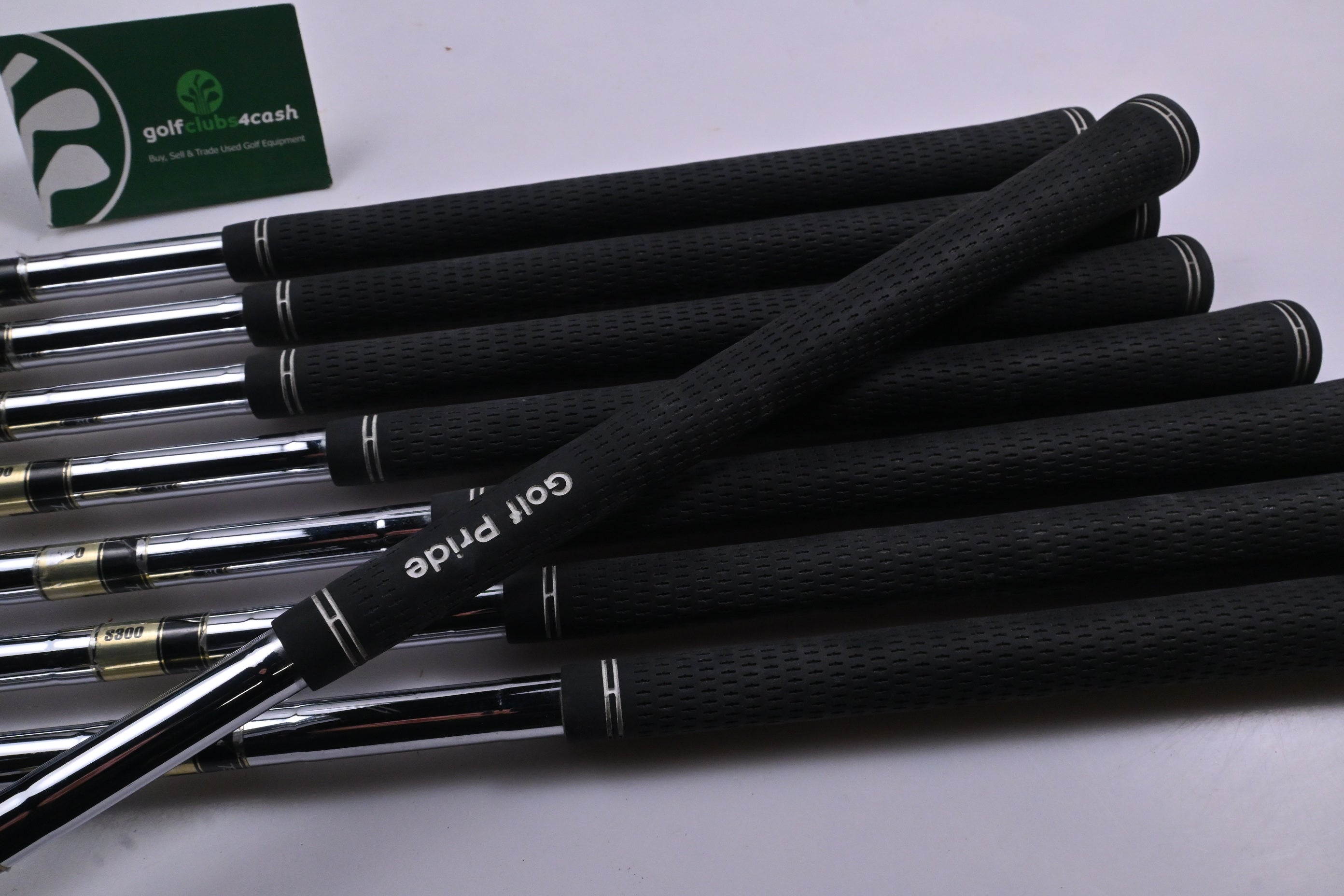 Mizuno MP-4 Irons / 3-PW / Stiff Flex Dynamic Gold S300 Shafts