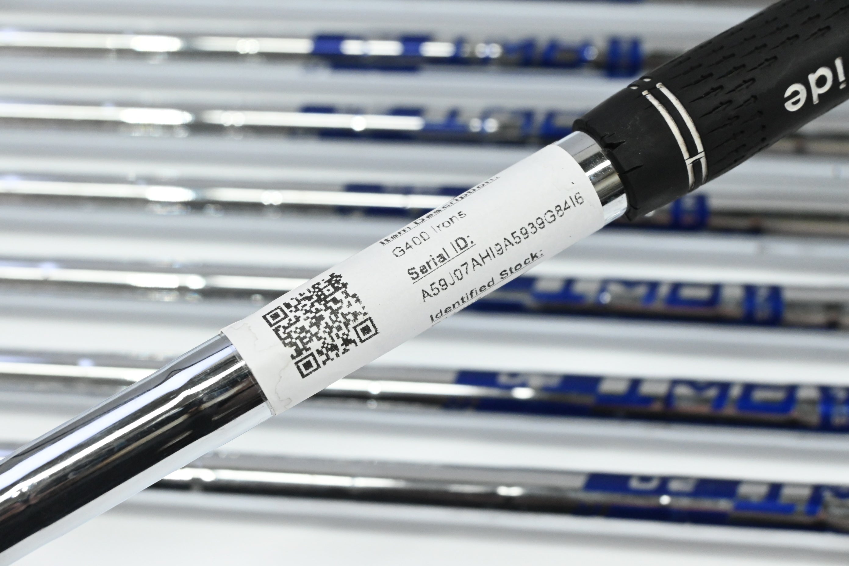 Ping G400 Irons / 5-PW+GW+SW / Blue Dot / Regular Flex Ping AWT 2.0
