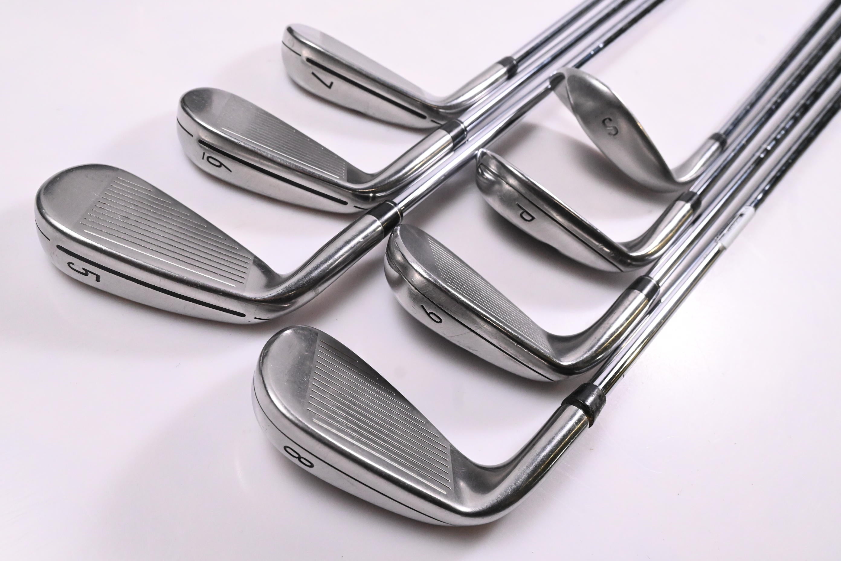 Taylormade M4 Irons / 5-PW+SW / Stiff Flex KBS MAX 85 Shafts