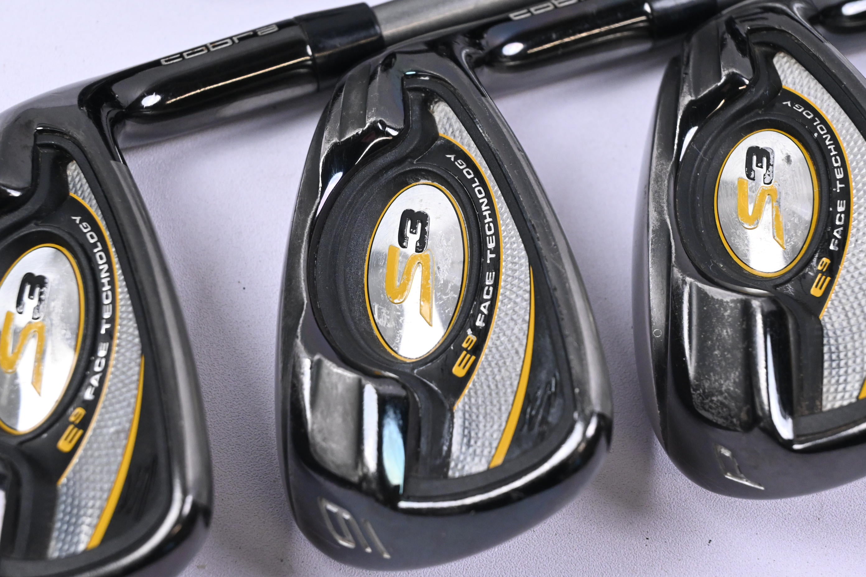 Cobra S3 Irons / 5-PW+SW / Senior Flex Aldila NV-3 60 Shafts