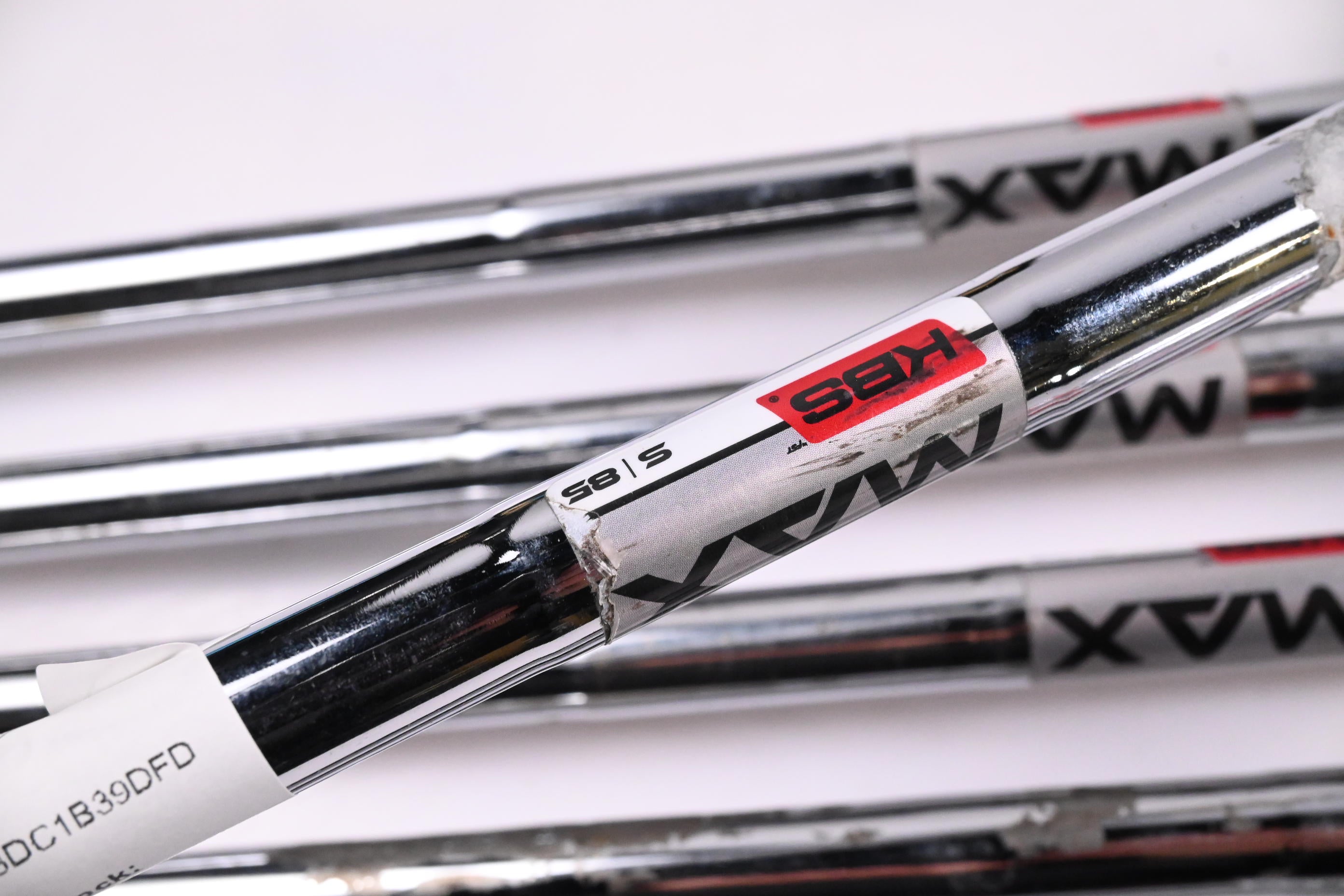 Taylormade M4 Irons / 5-PW+SW / Stiff Flex KBS MAX 85 Shafts
