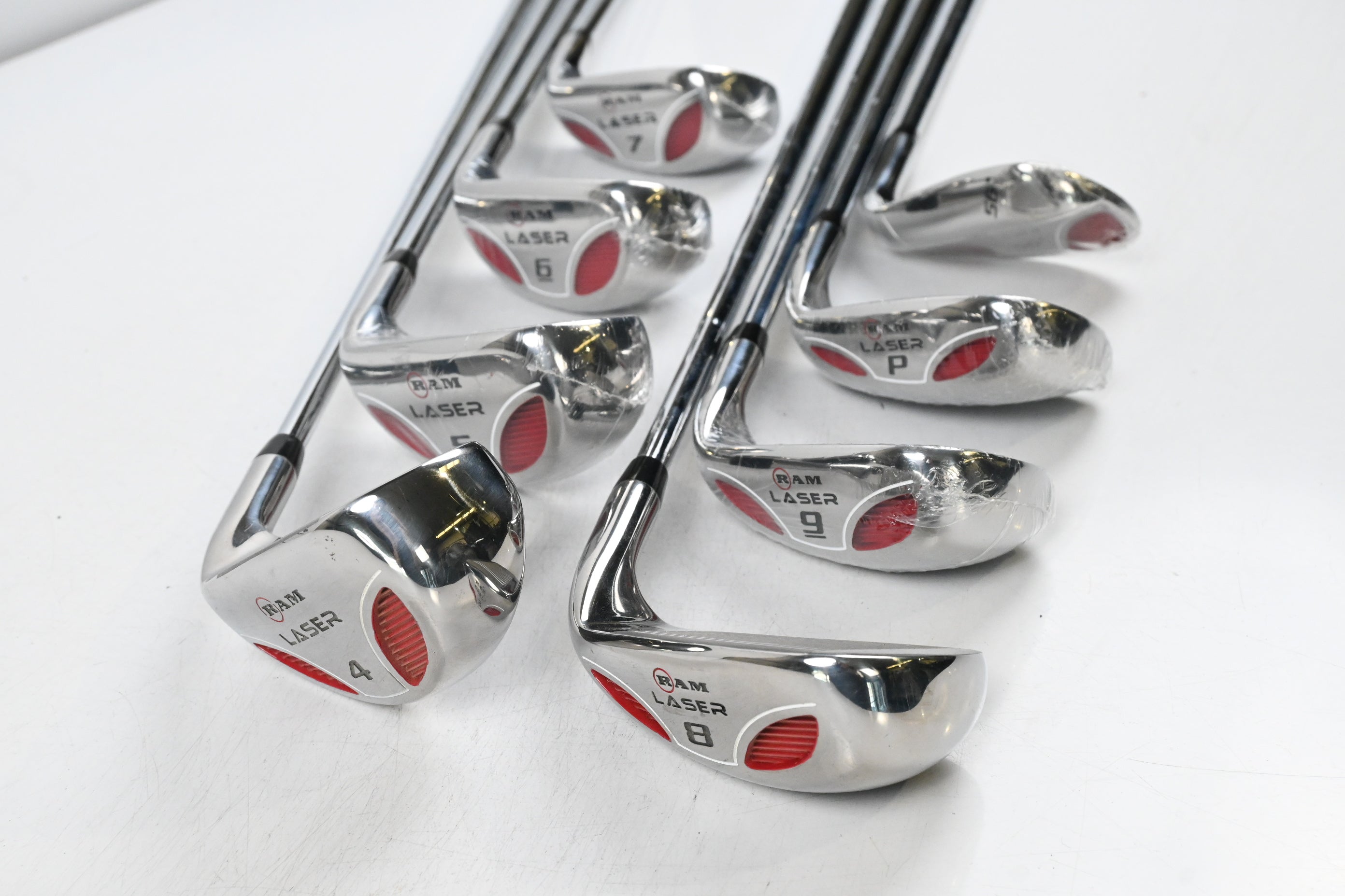 Left Hand RAM Laser Hybrid Irons / 4-PW+SW / Regular Flex RAM Laser Shafts