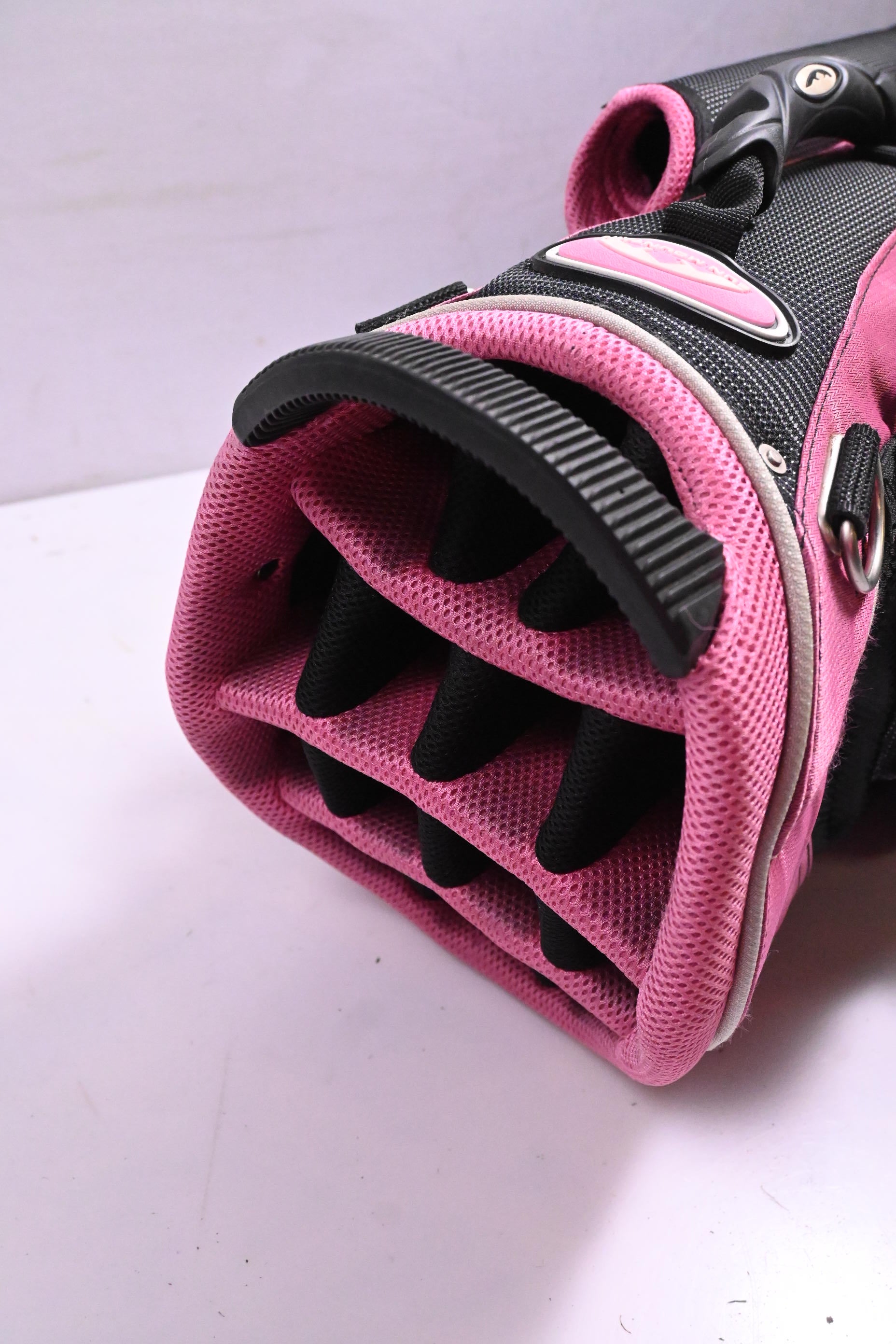 Sun Mountain DLX Cart Bag / 14-Way Divider / Black, Pink