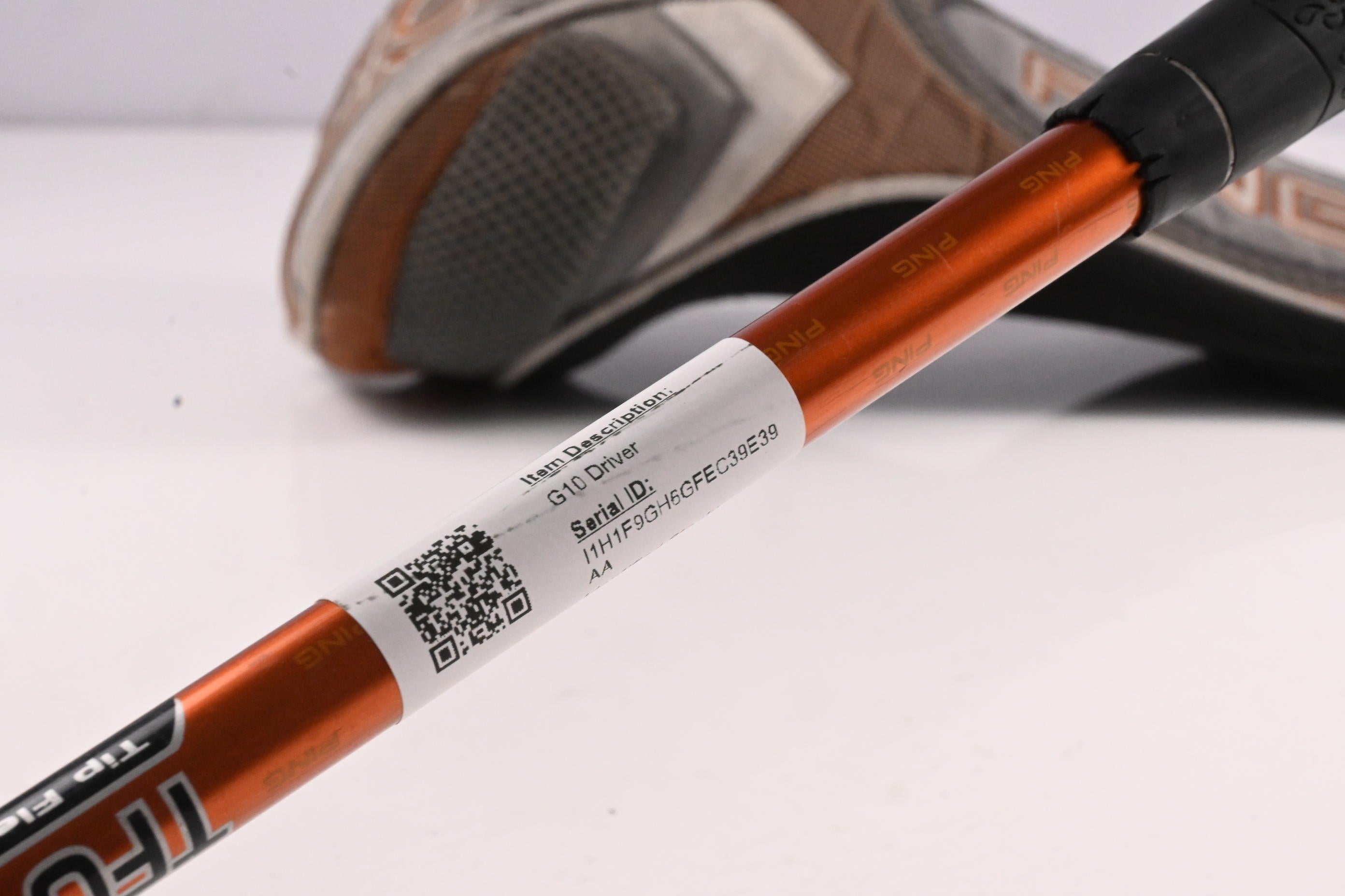 Ping G10 Draw Driver / 10.5 Degree / Stiff Flex Ping TFC 129 Shaft