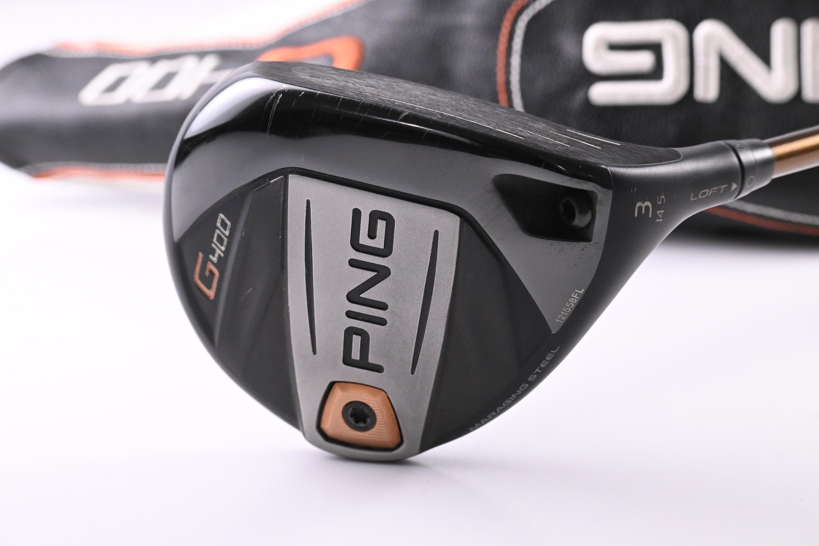 Ping G400 #3 Wood / 14.5 Degree / Regular Flex Ping Alta CB 65 Shaft