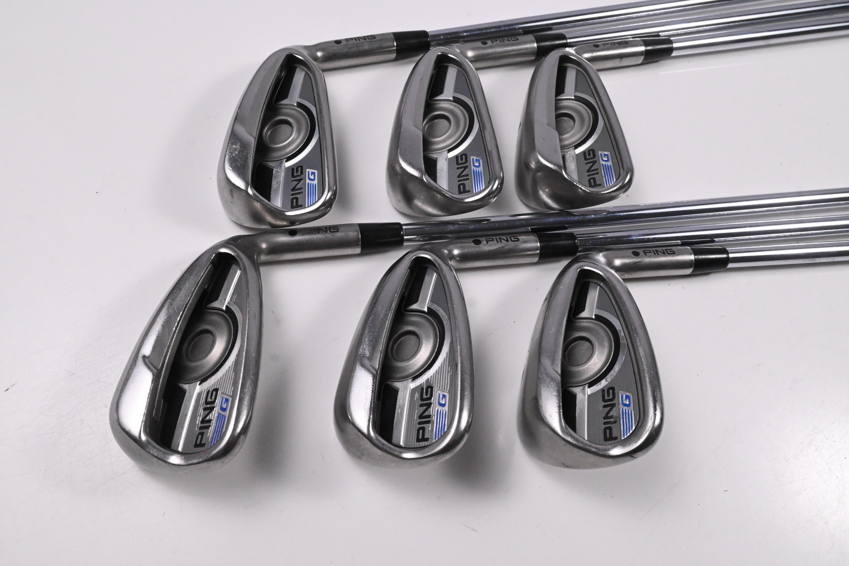 Ping G Series Irons / 5-PW / Black Dot / Regular Flex Ping AWT 2.0 Steel Shafts