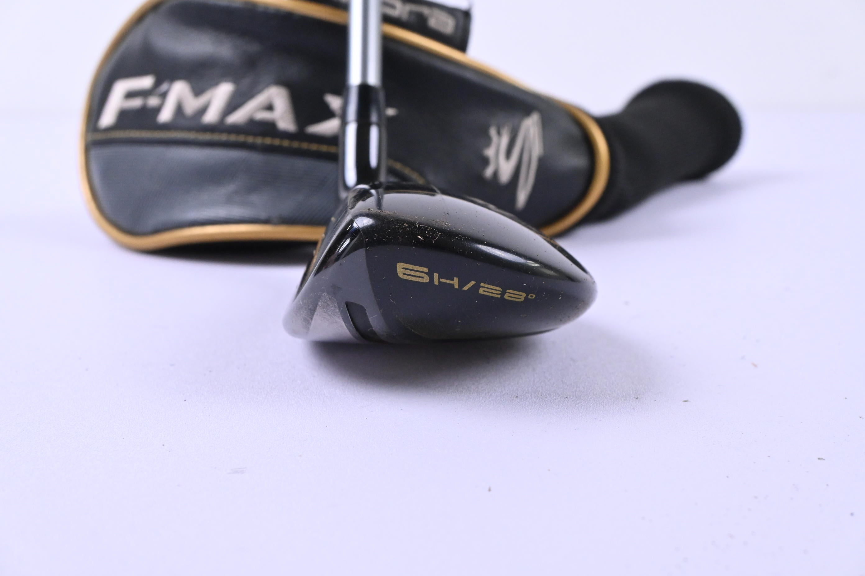 Left Hand Cobra F-Max #6 Hybrid / 28 Degree / Senior Flex Aldila Rogue Pro 75 Shaft