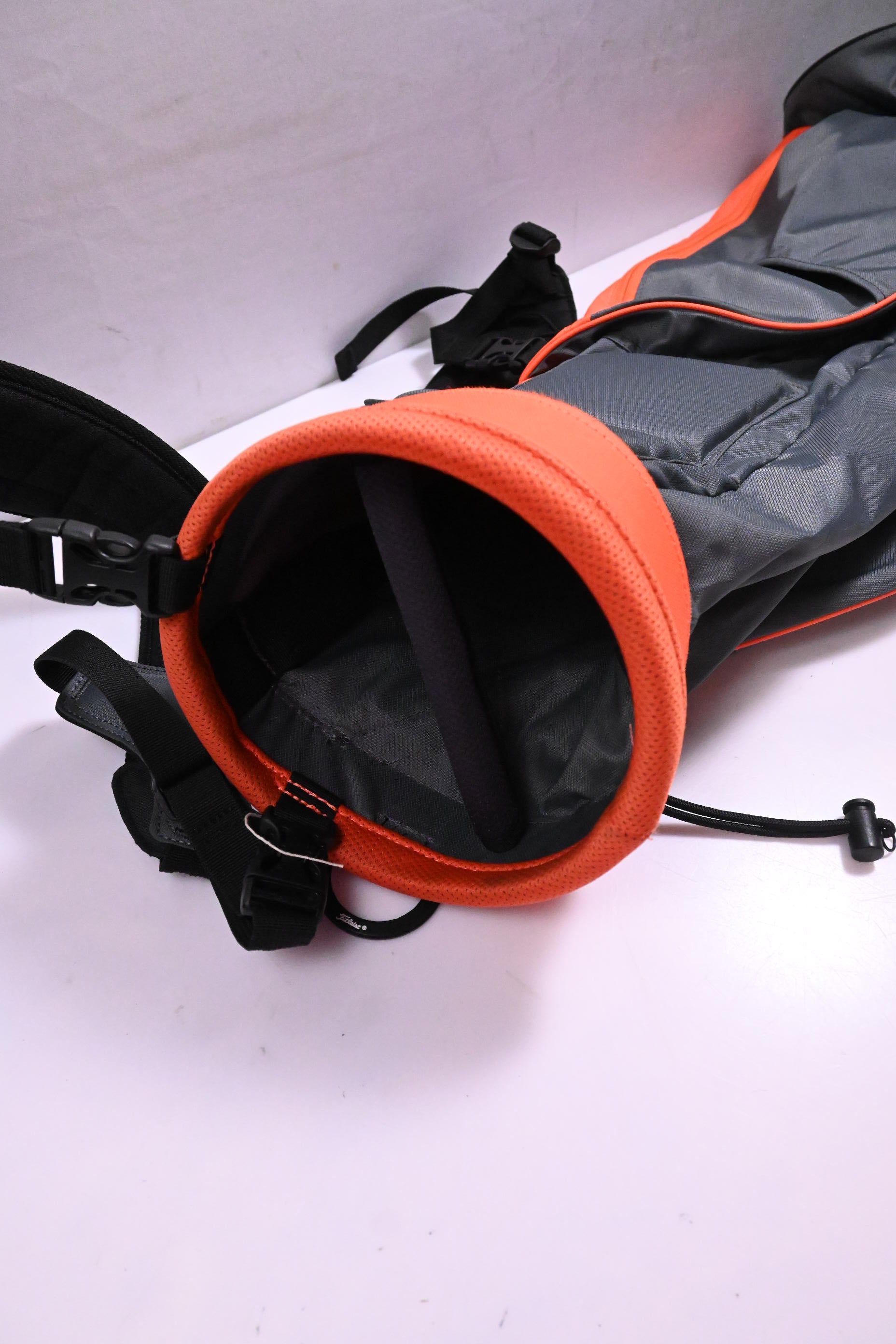Titleist Carry Pencil Bag / 2-Way Divider / Grey, Orange