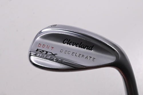 Cleveland RTX ZipCore Lob Wedge / 58 Degree / Wedge Flex Dynamic Gold Spinner