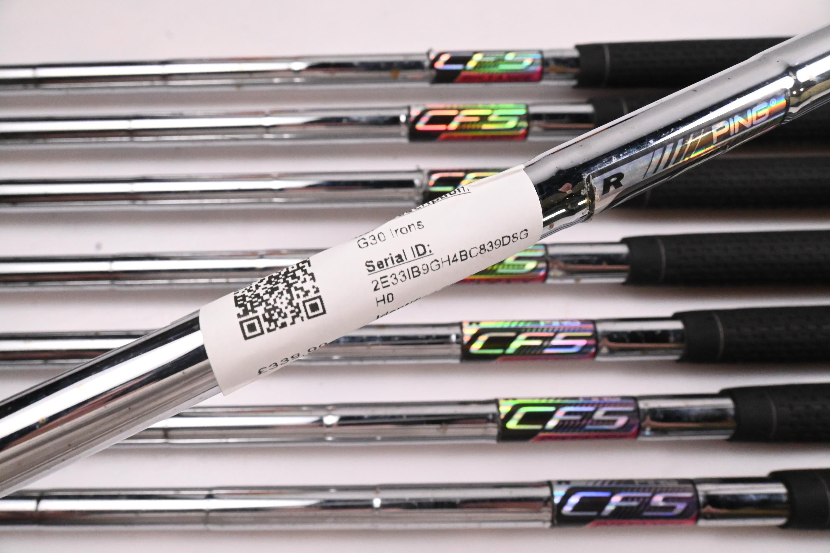 Ping G30 Irons / 6-PW+GW+SW+LW / Blue Dot / Regular Flex Ping CFS Distance