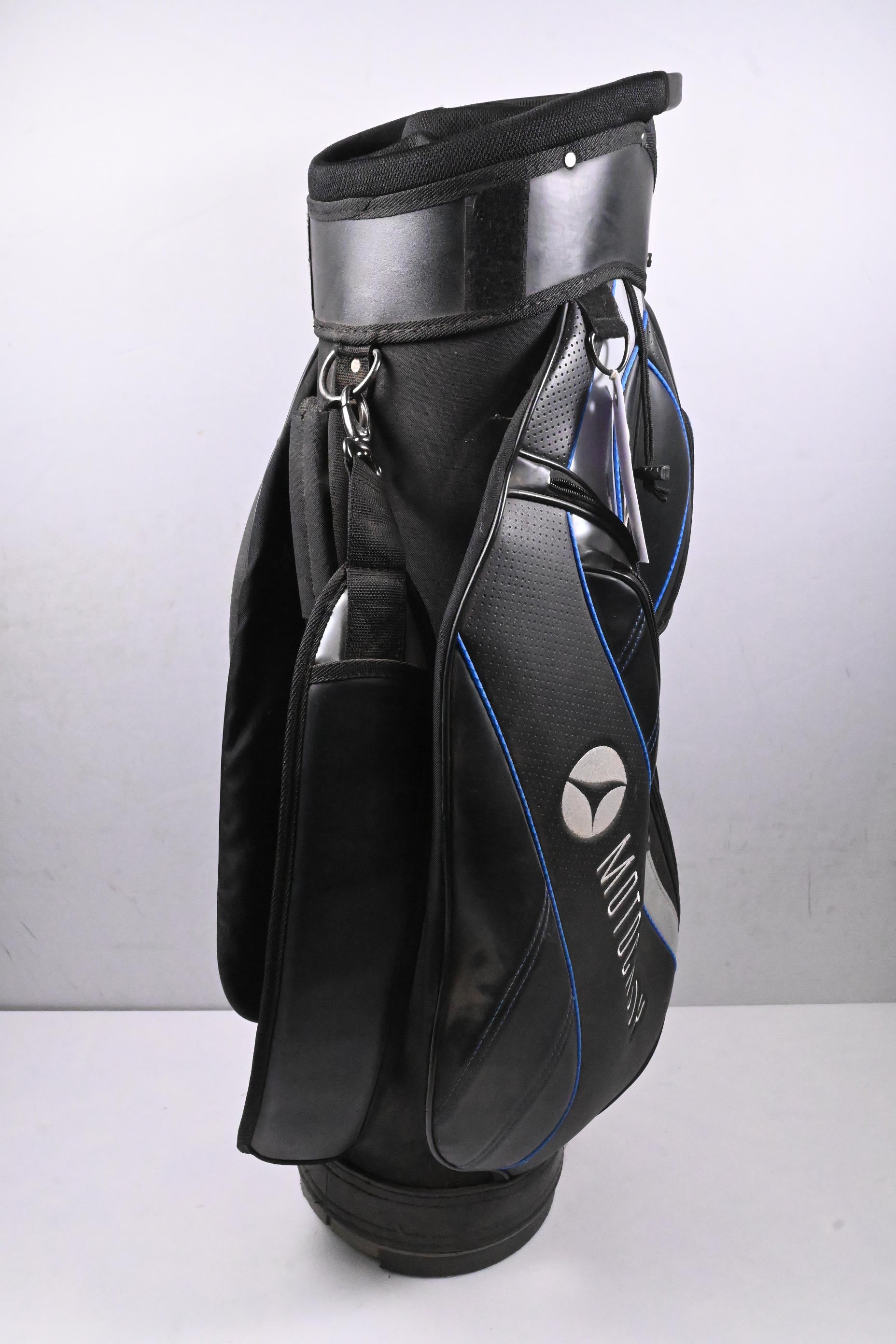 Motocaddy Cart Bag / 14-Way Divider / Black, Grey, Blue