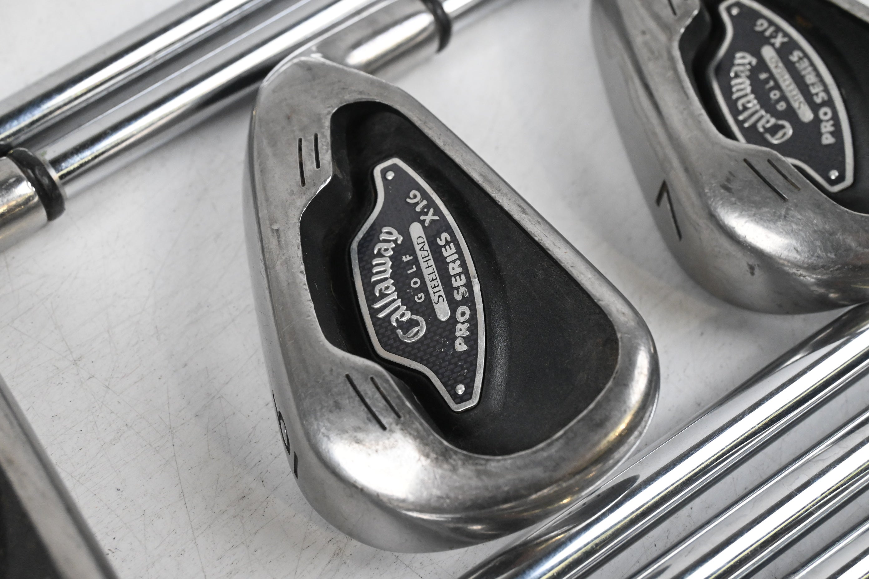 Callaway X-16 Pro Series Irons / 4-PW+SW / Stiff Flex Pro Series X-16 Shafts