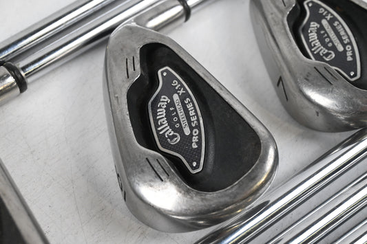 Callaway X-16 Pro Series Irons / 4-PW+SW / Stiff Flex Pro Series X-16 Shafts