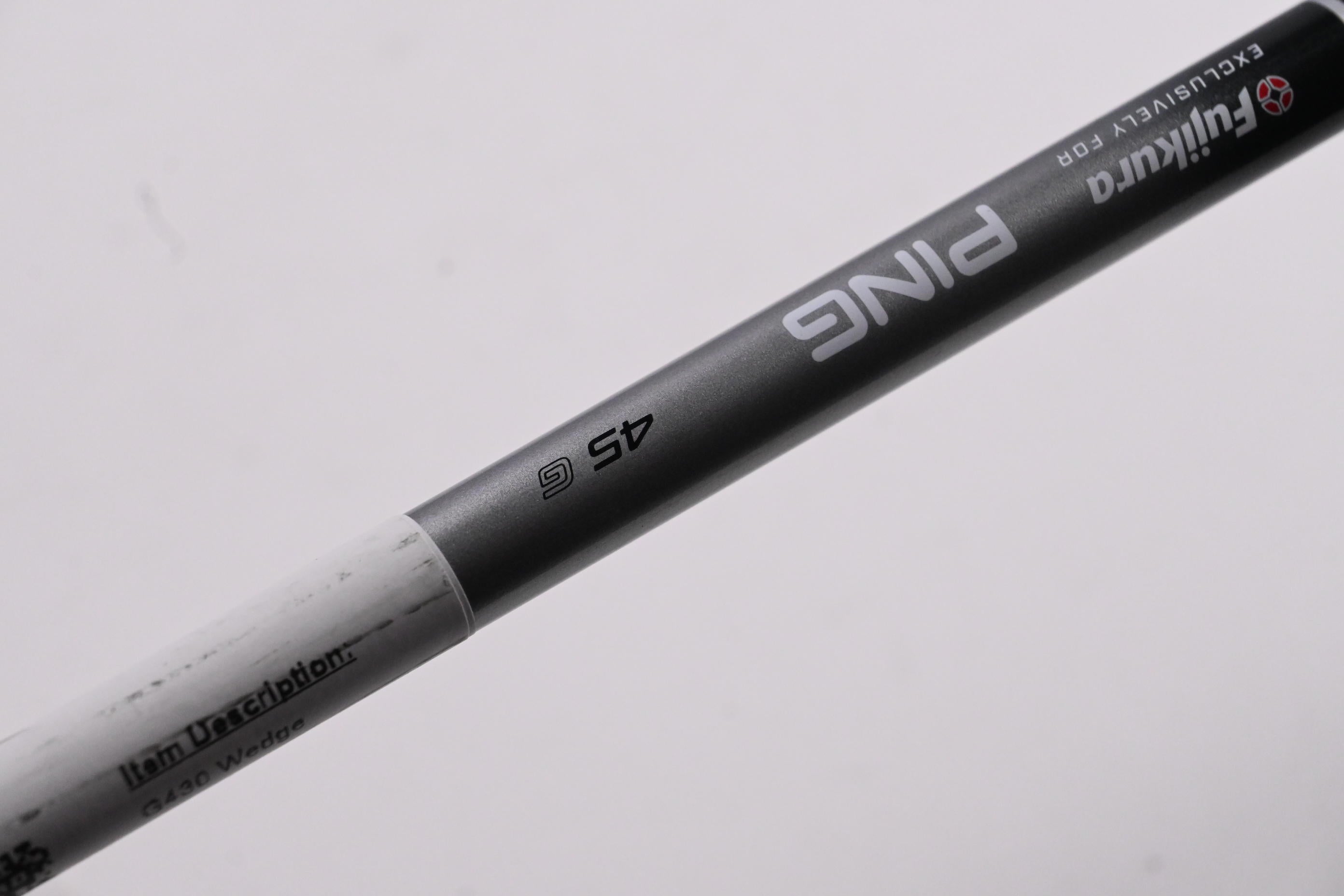 Ping G430 Gap Wedge / 50 Degree / Senior Flex Ping Alta Quick 45 Shaft