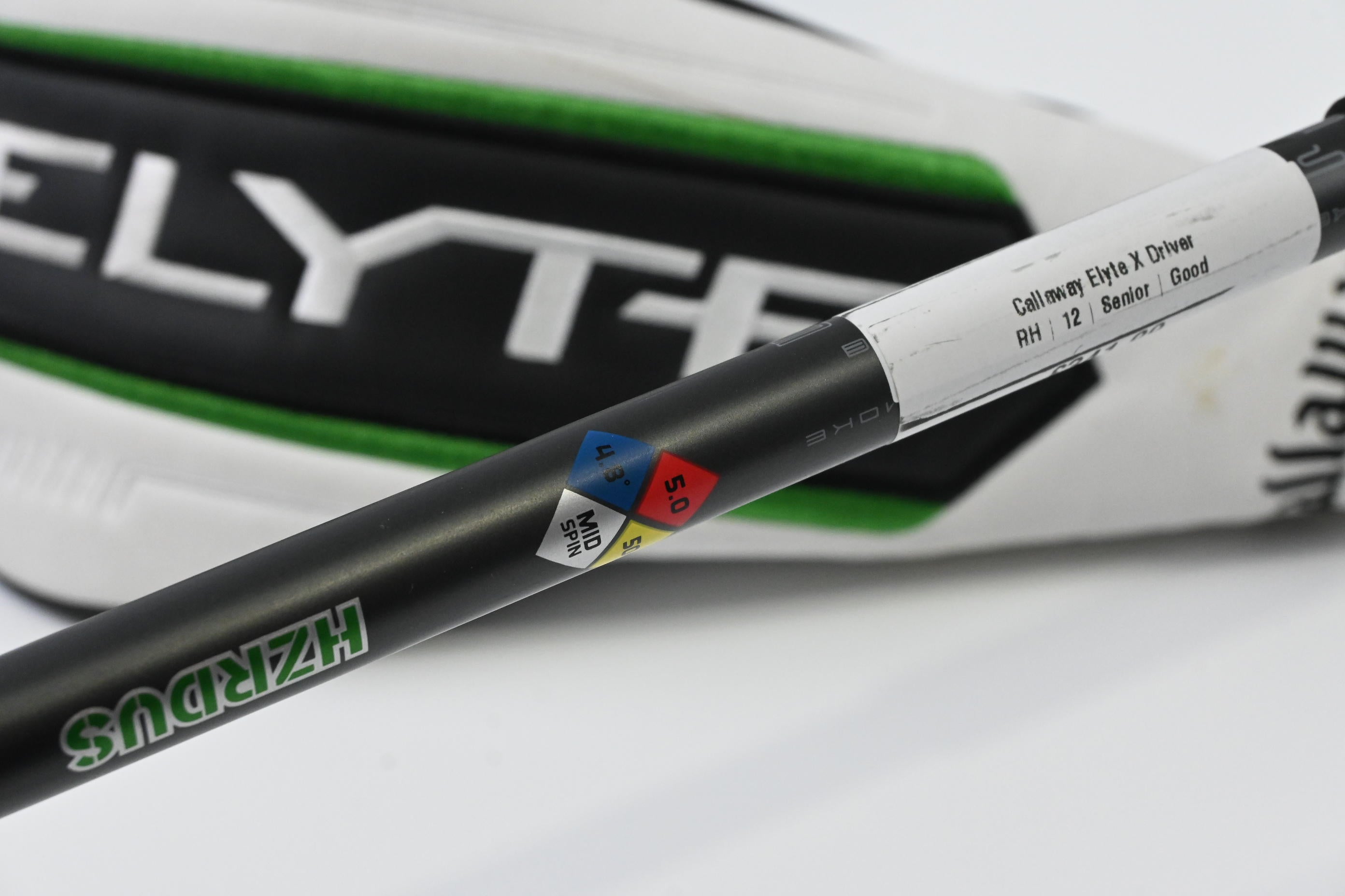 Callaway Elyte X Driver / 12 Degree / Senior Flex HZRDUS Smoke iM10 50 Shaft