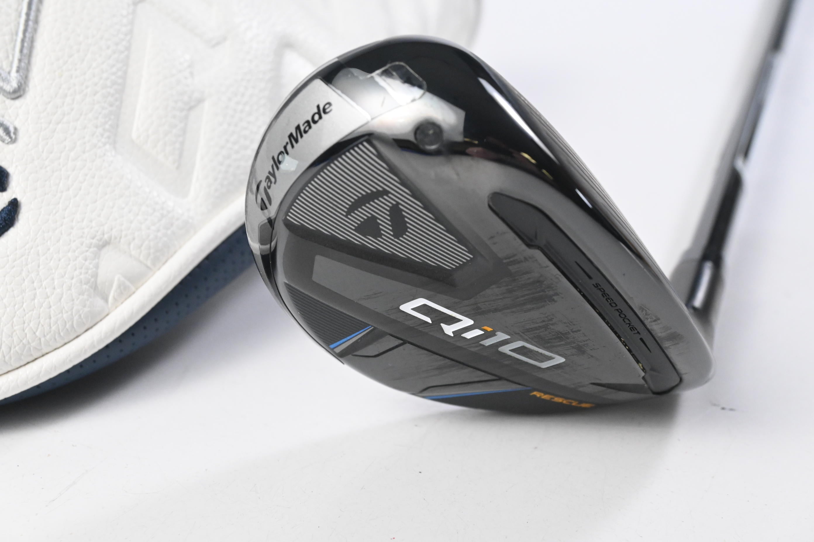 Taylormade Qi10 #4 Hybrid / 22 Degree / Regular Flex Ventus TR Blue 6 Shaft