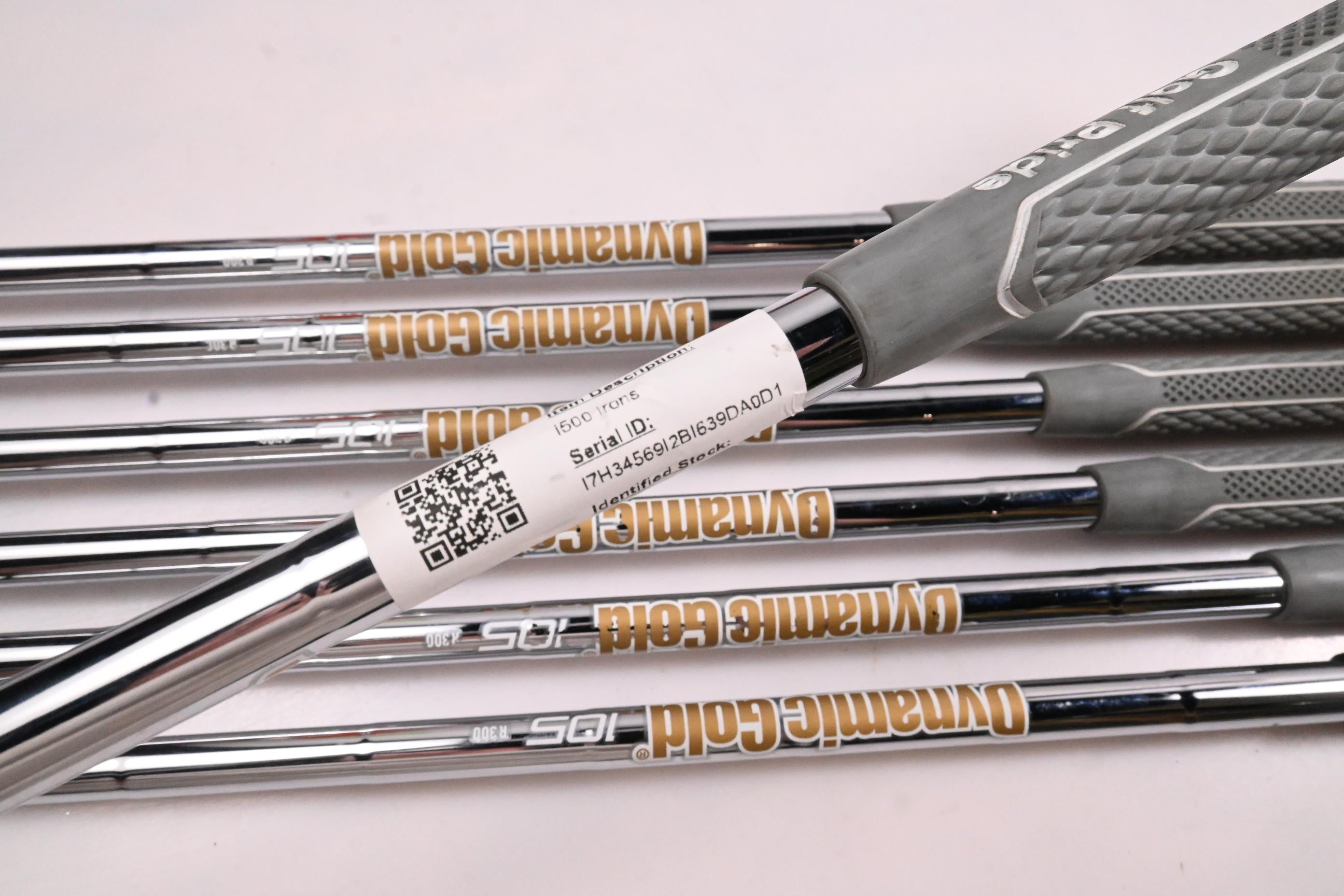 Ping i500 Irons / 4-PW / Green Dot / Regular Flex Dynamic Gold 105 S300 Shafts