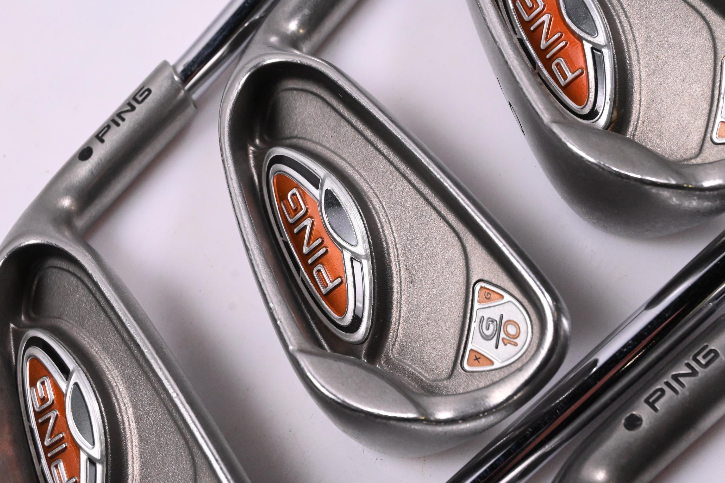 Ping G10 Irons / 4-PW+SW / Black Dot / Stiff Flex Steel Shafts