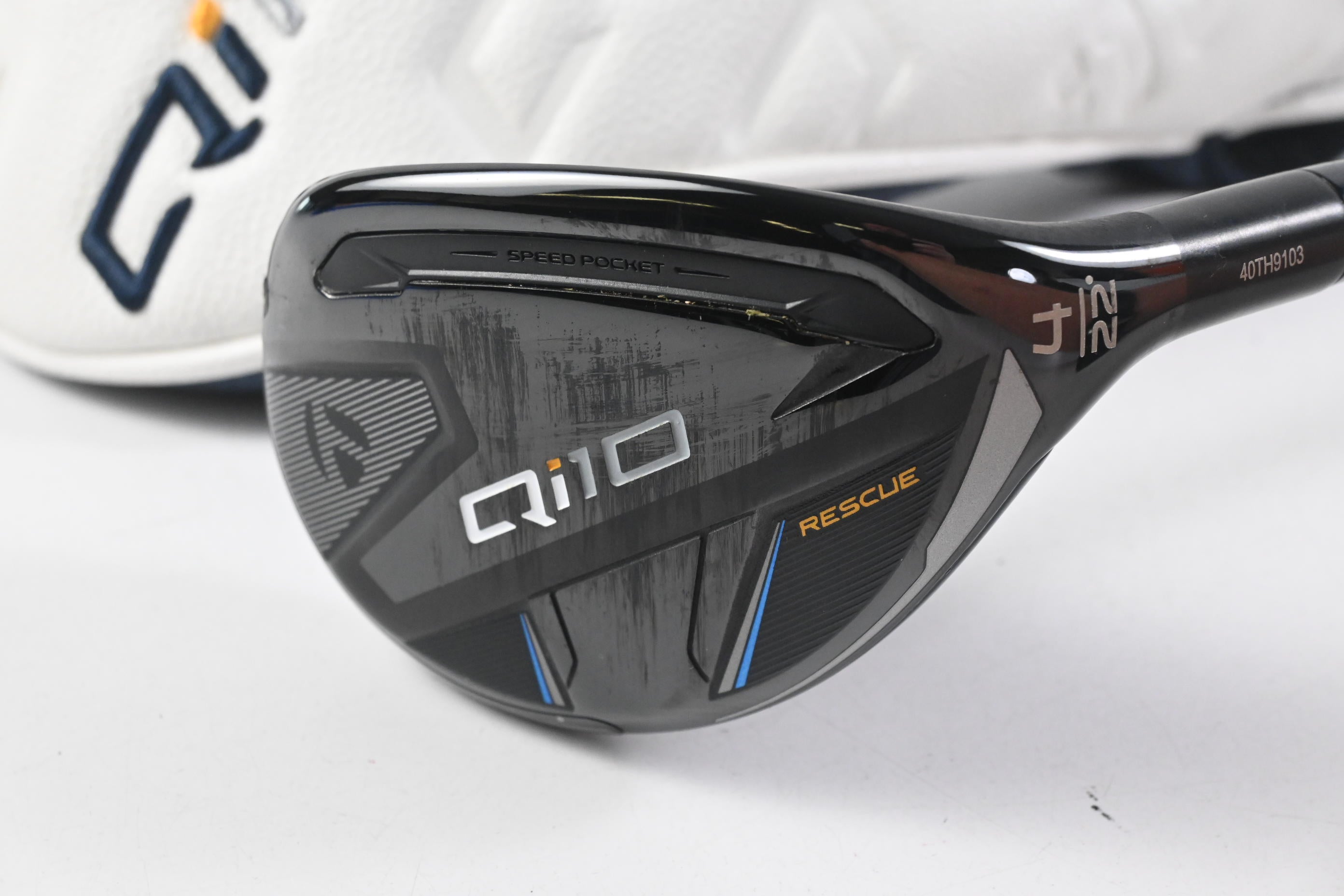 Taylormade Qi10 #4 Hybrid / 22 Degree / Regular Flex Ventus TR Blue 6 Shaft