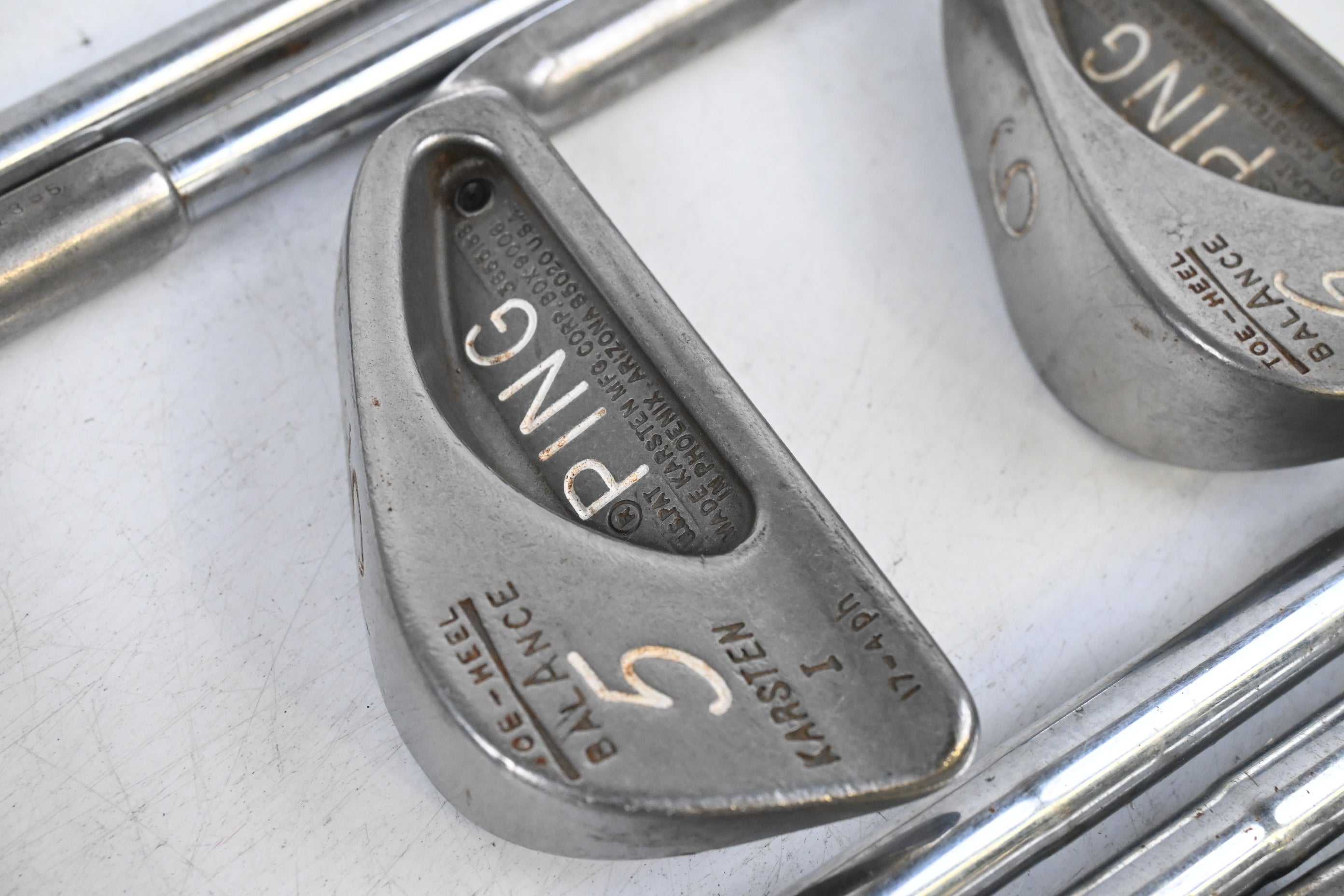 Ping Karsten I Irons / 3-9+SW / Black Dot / X-Flex Ping Karsten Shafts