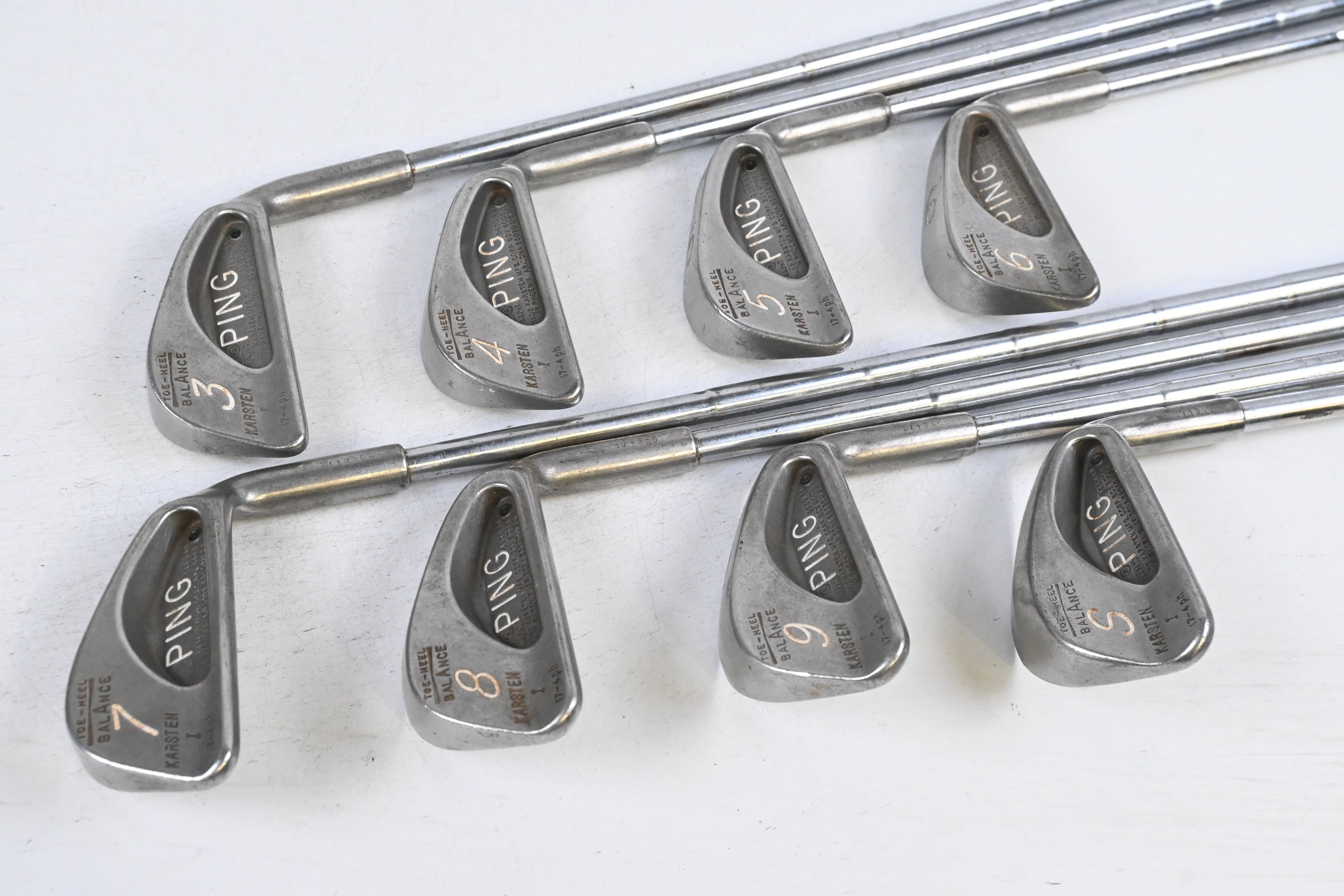Ping Karsten I Irons / 3-9+SW / Black Dot / X-Flex Ping Karsten Shafts