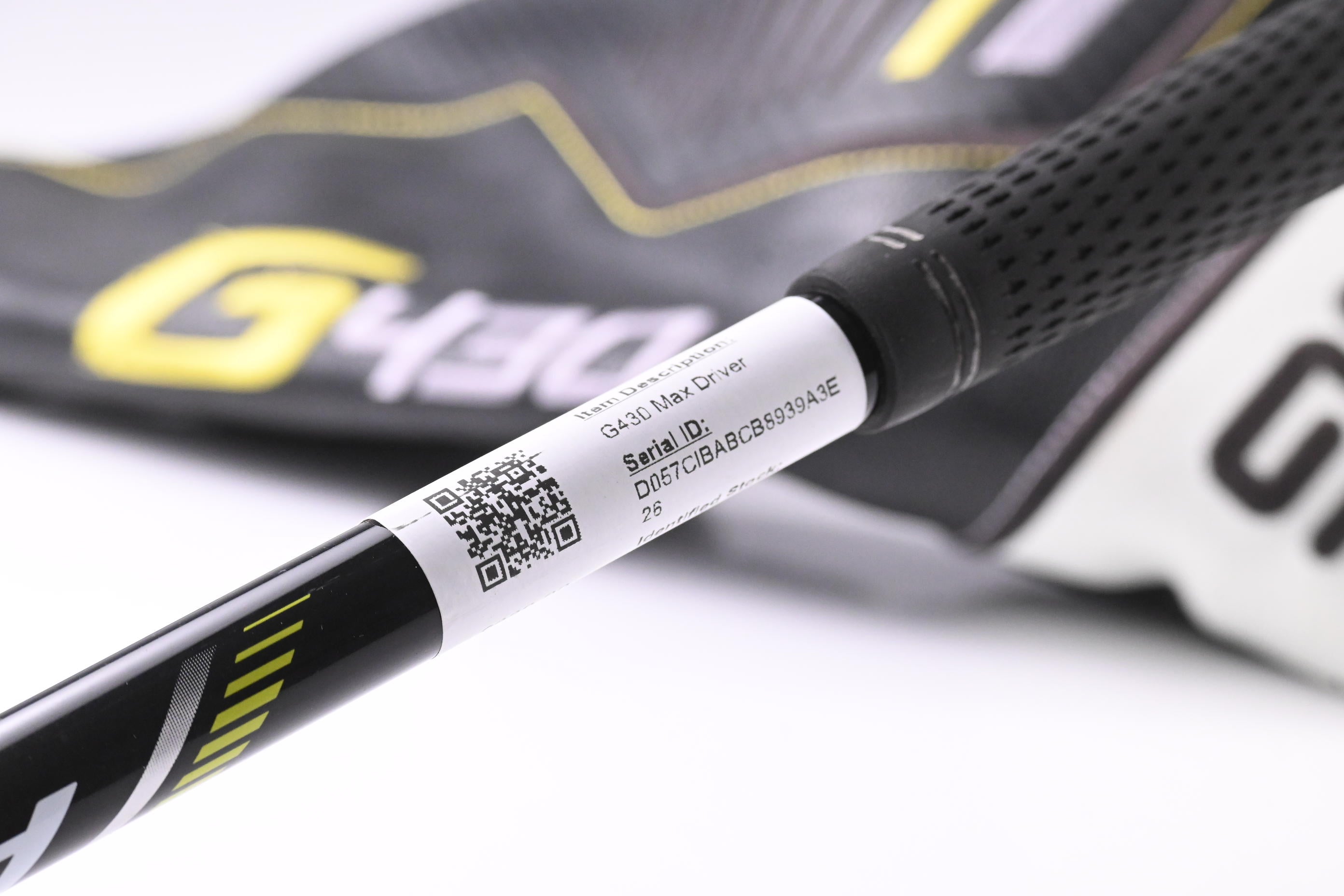 Ping G430 Max Driver / 10.5 Degree / Regular Flex Ping Alta CB Black 55 Shaft