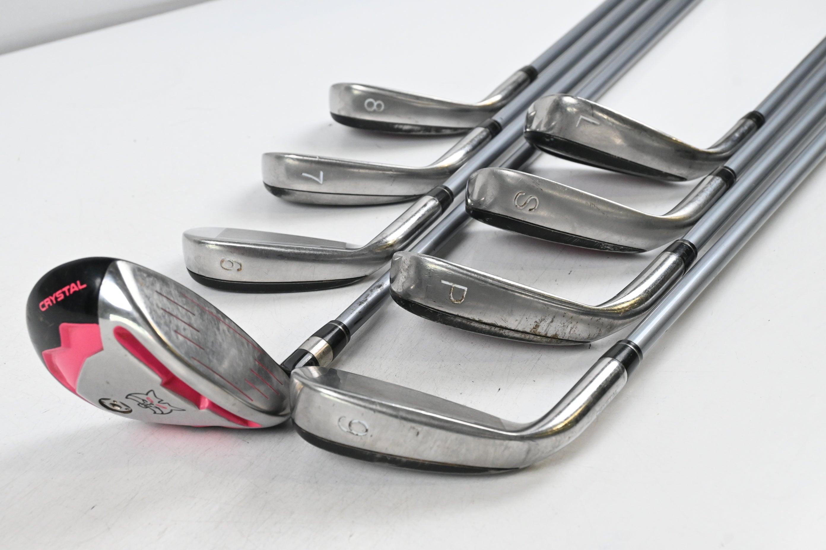 Ladies Lynx Tigress 2018 Irons / 4H+6-PW+GW+LW / Ladies Flex Lynx XLR8-100