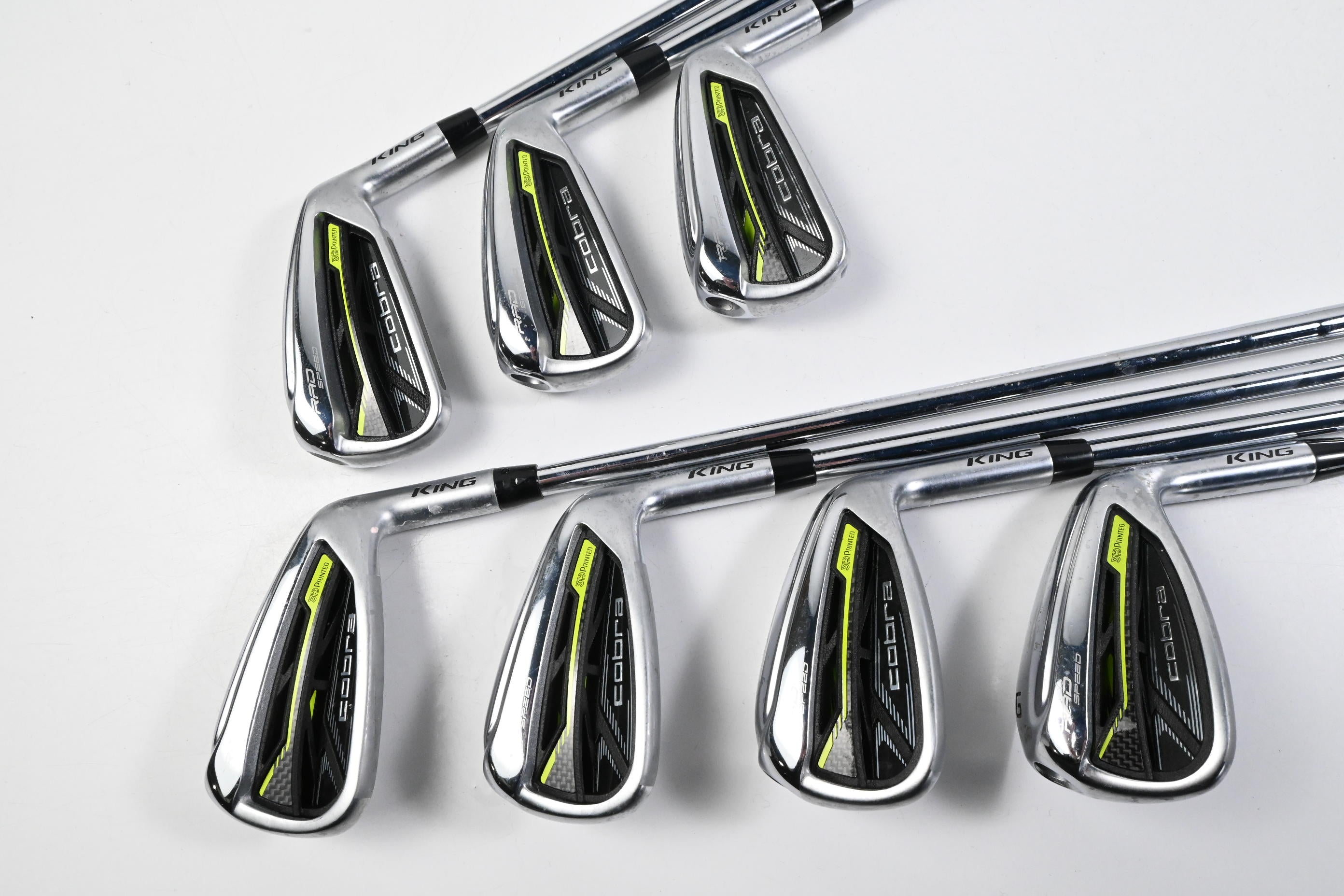 Cobra King Radspeed Irons / 5-PW / Regular Flex KBS Tour 90 Shaft