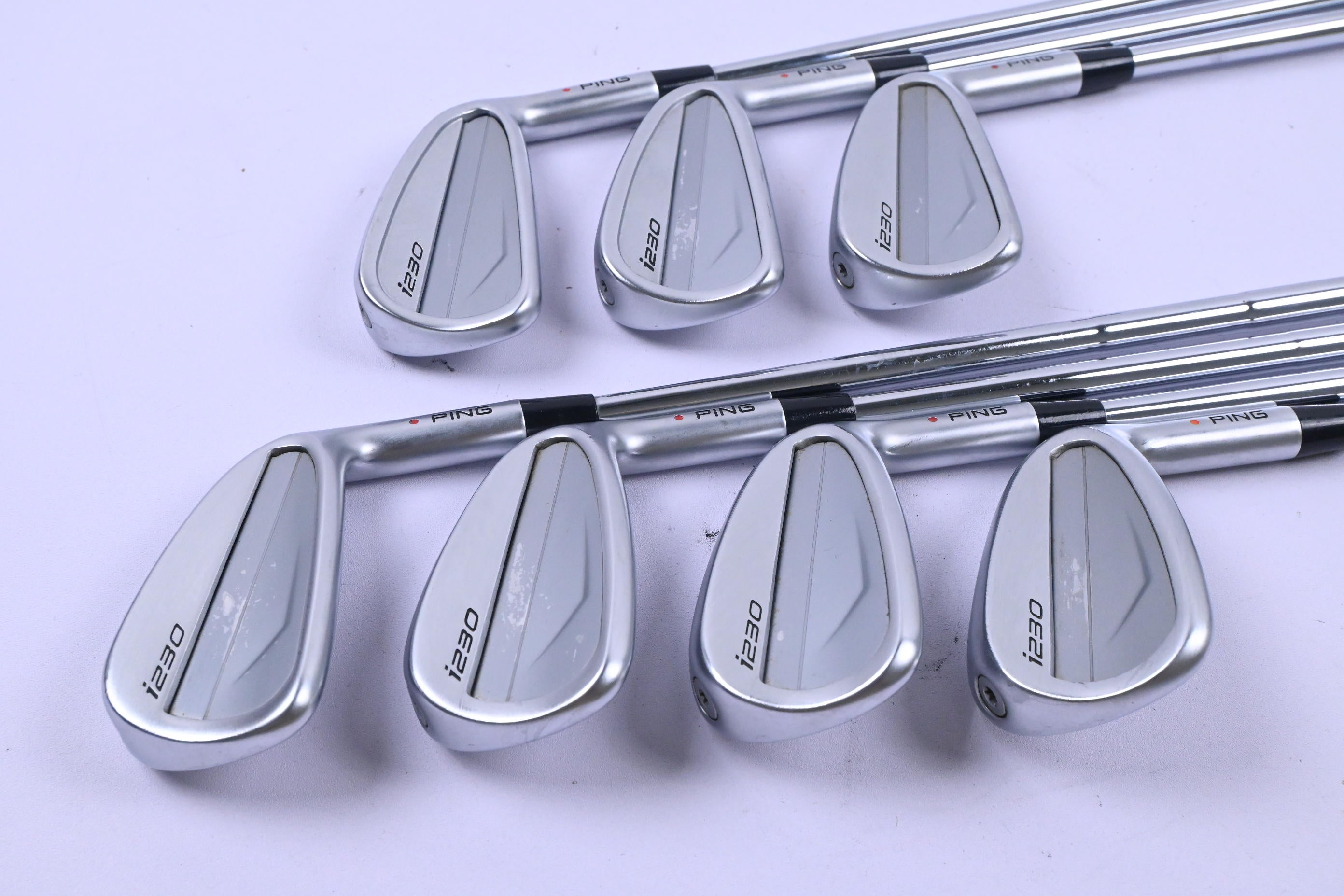 Ping i230 Irons / 4-PW / Red Dot / X-Flex Dynamic Gold 120 X100 Shafts