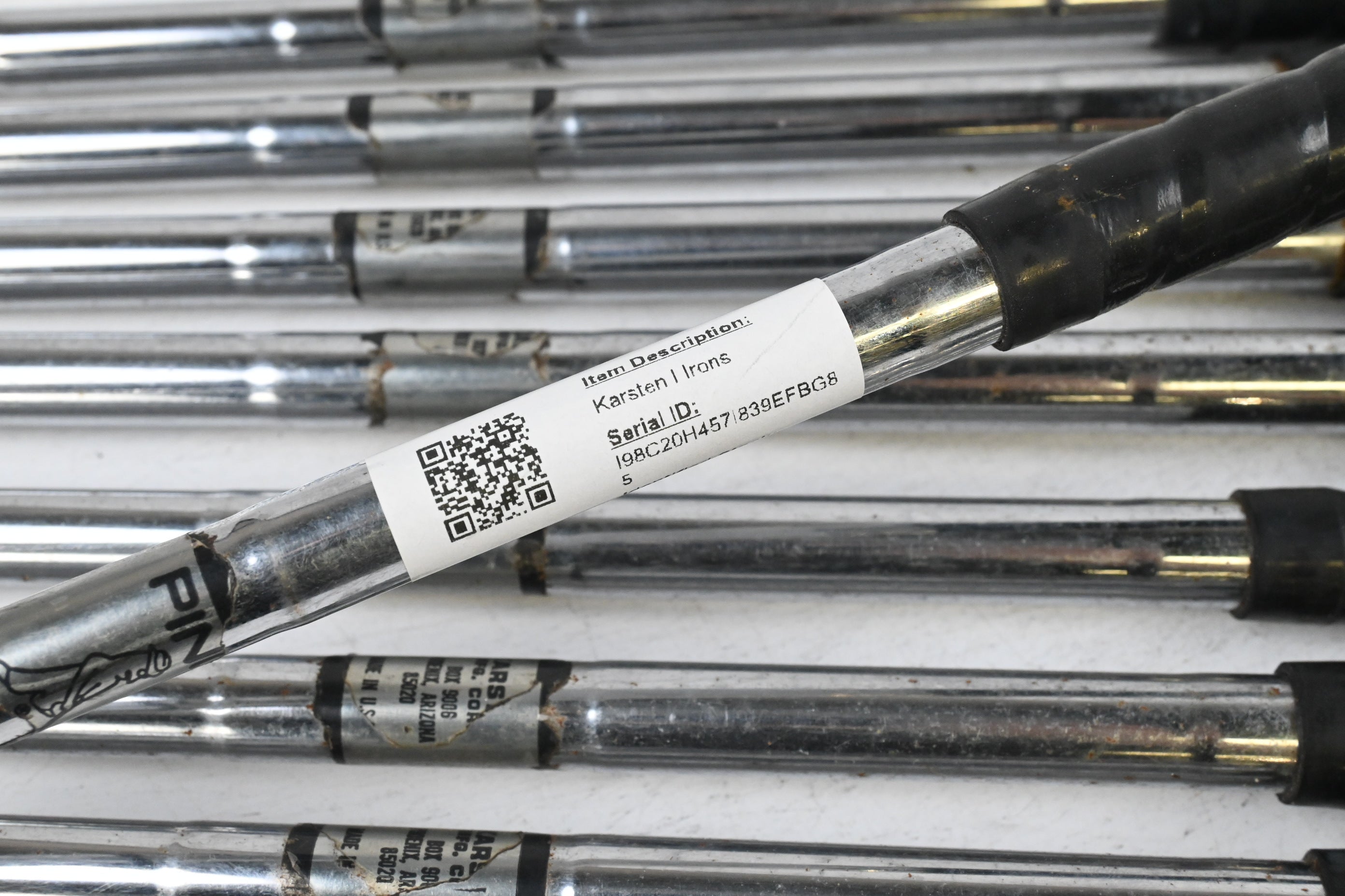 Ping Karsten I Irons / 3-9+SW / Black Dot / X-Flex Ping Karsten Shafts