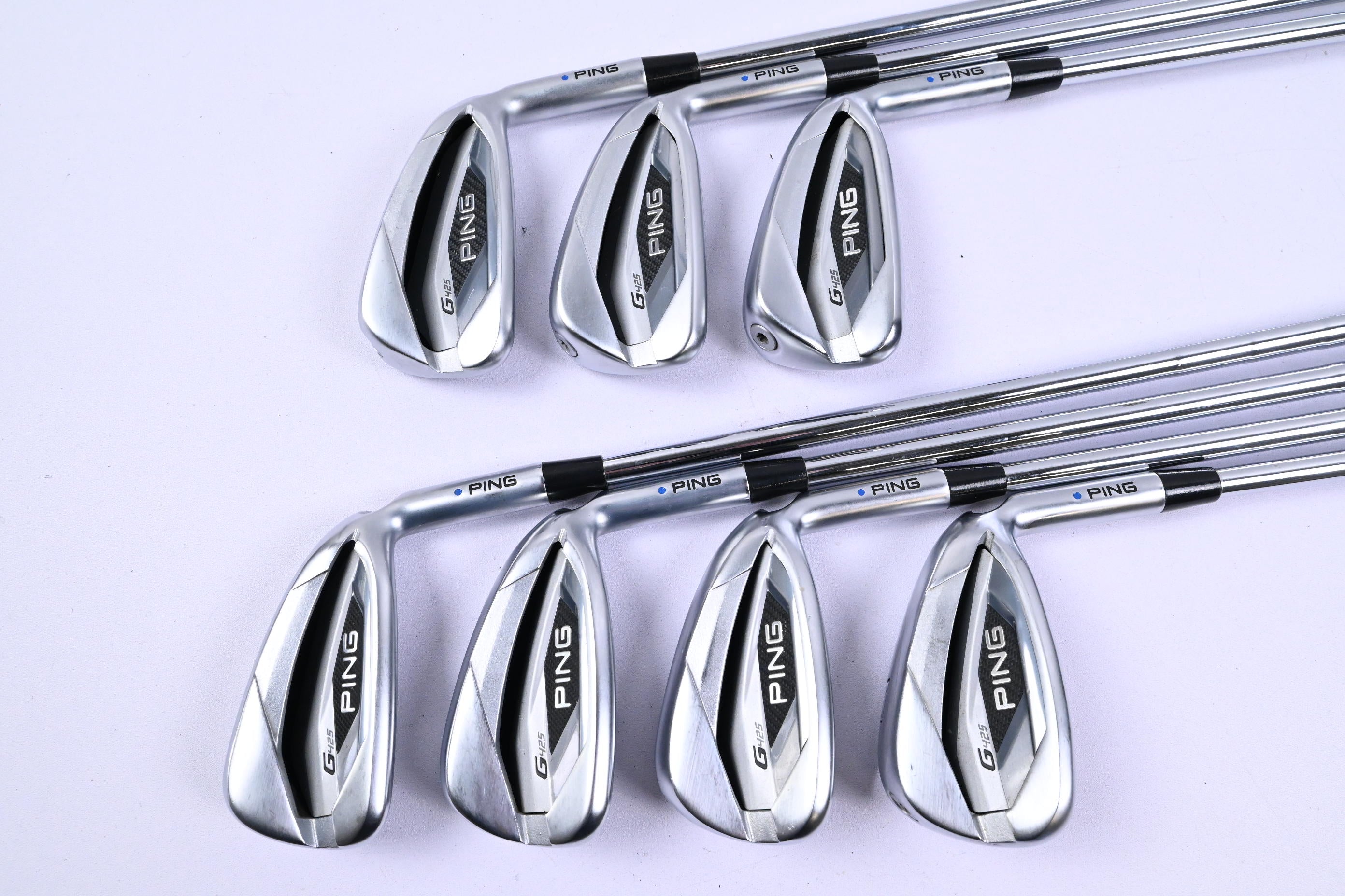 Ping G425 Irons / 4-PW / Blue Dot / Stiff Flex N.S.Pro Modus 3 Tour 105 Shafts