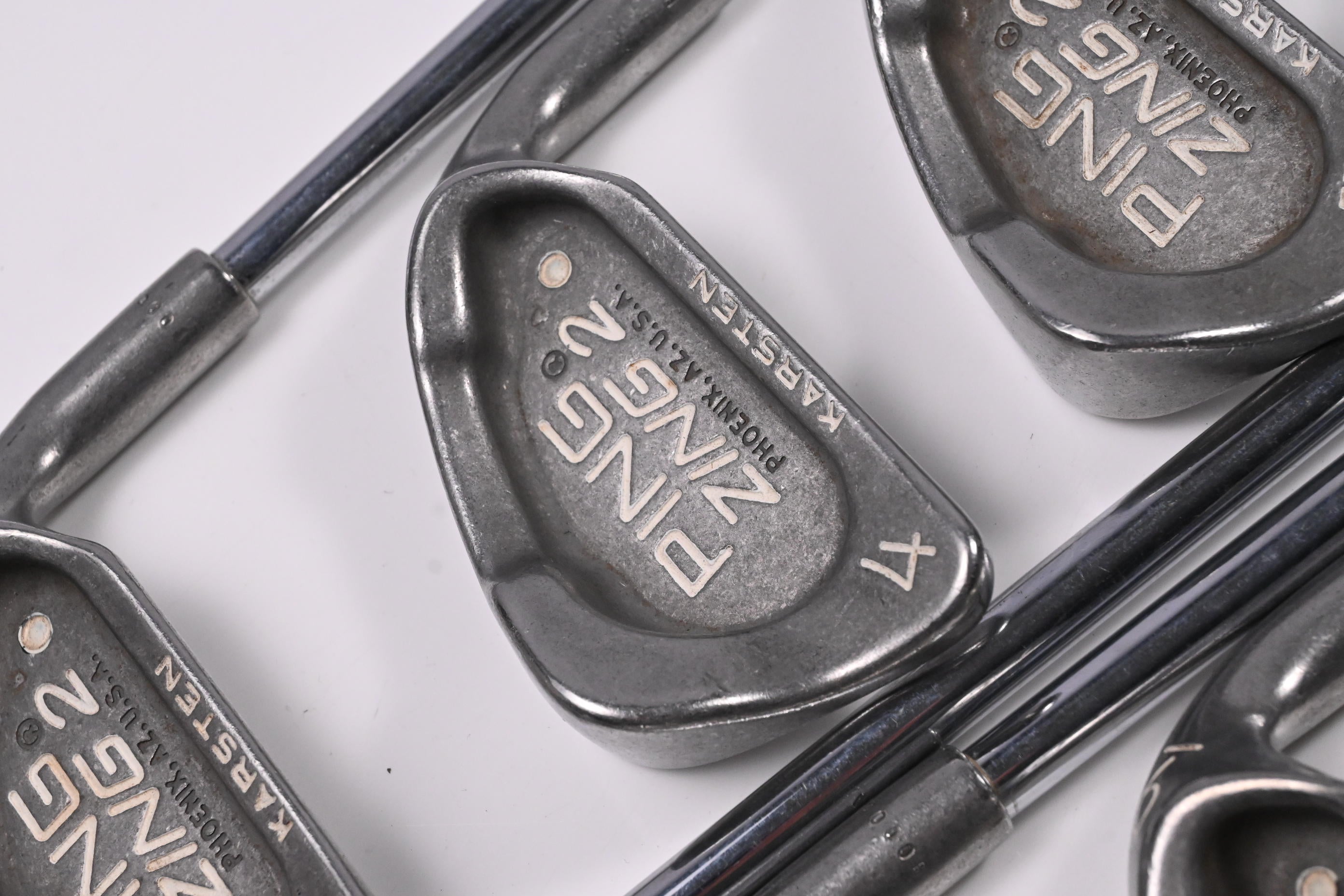 Ping Zing 2 Irons / 3-PW+SW / White Dot / Stiff Flex Ping Karsten Steel Shafts