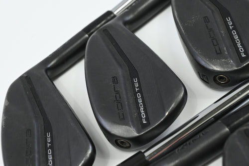 Cobra King Forged Tec 2023 Black Irons / 4-PW / Regular Flex KBS $-Taper Lite