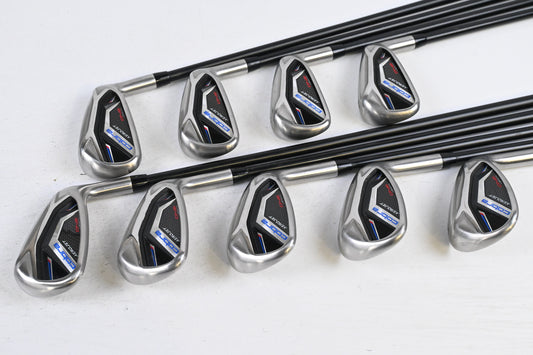 Cobra Aerojet One Length Irons / 4-PW+GW+SW / Senior Flex KBS PGI 65 Shafts