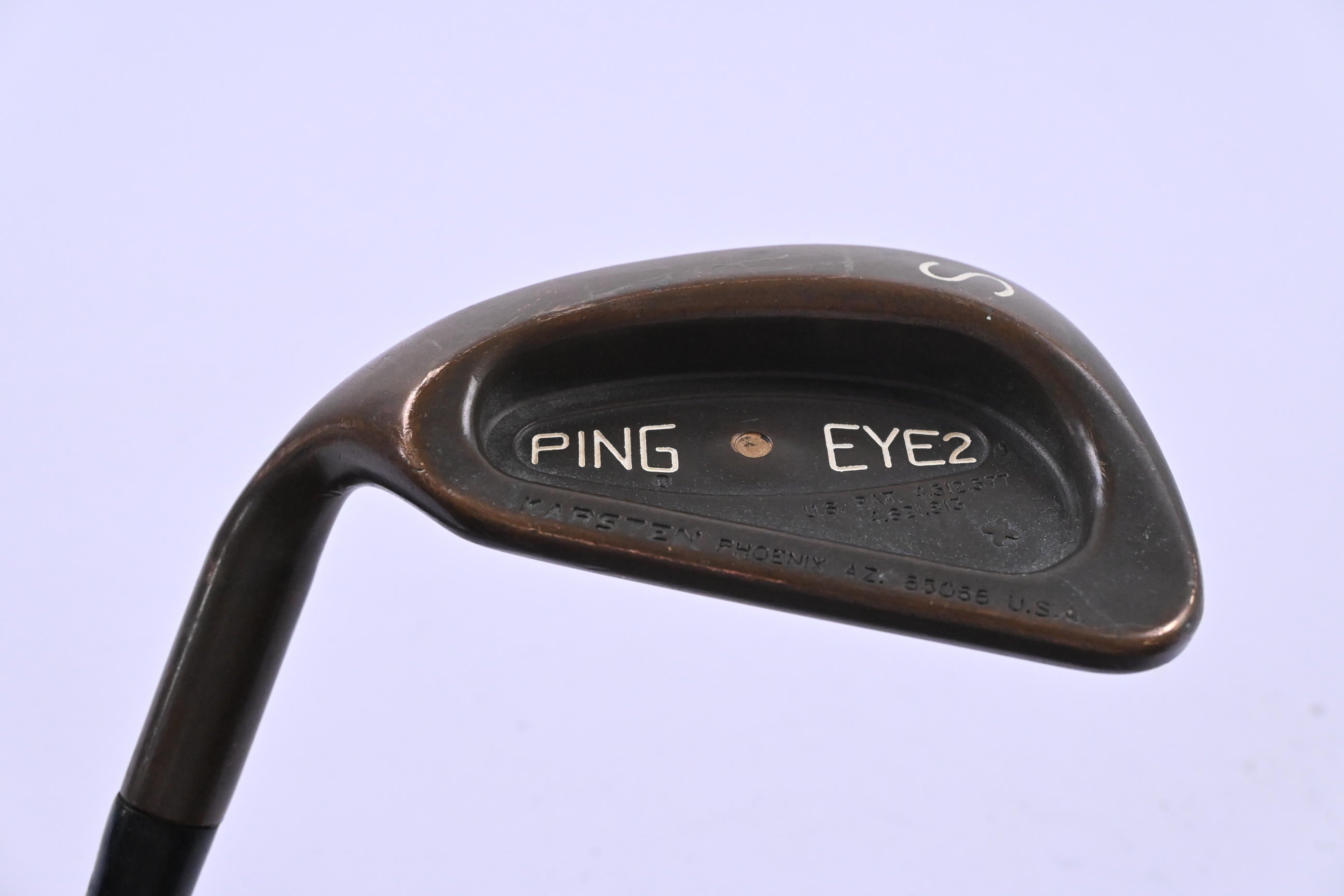 Left Hand Ping Eye 2 BeCu Sand Wedge / 57.5 Degree / Gold Dot / Regular Flex