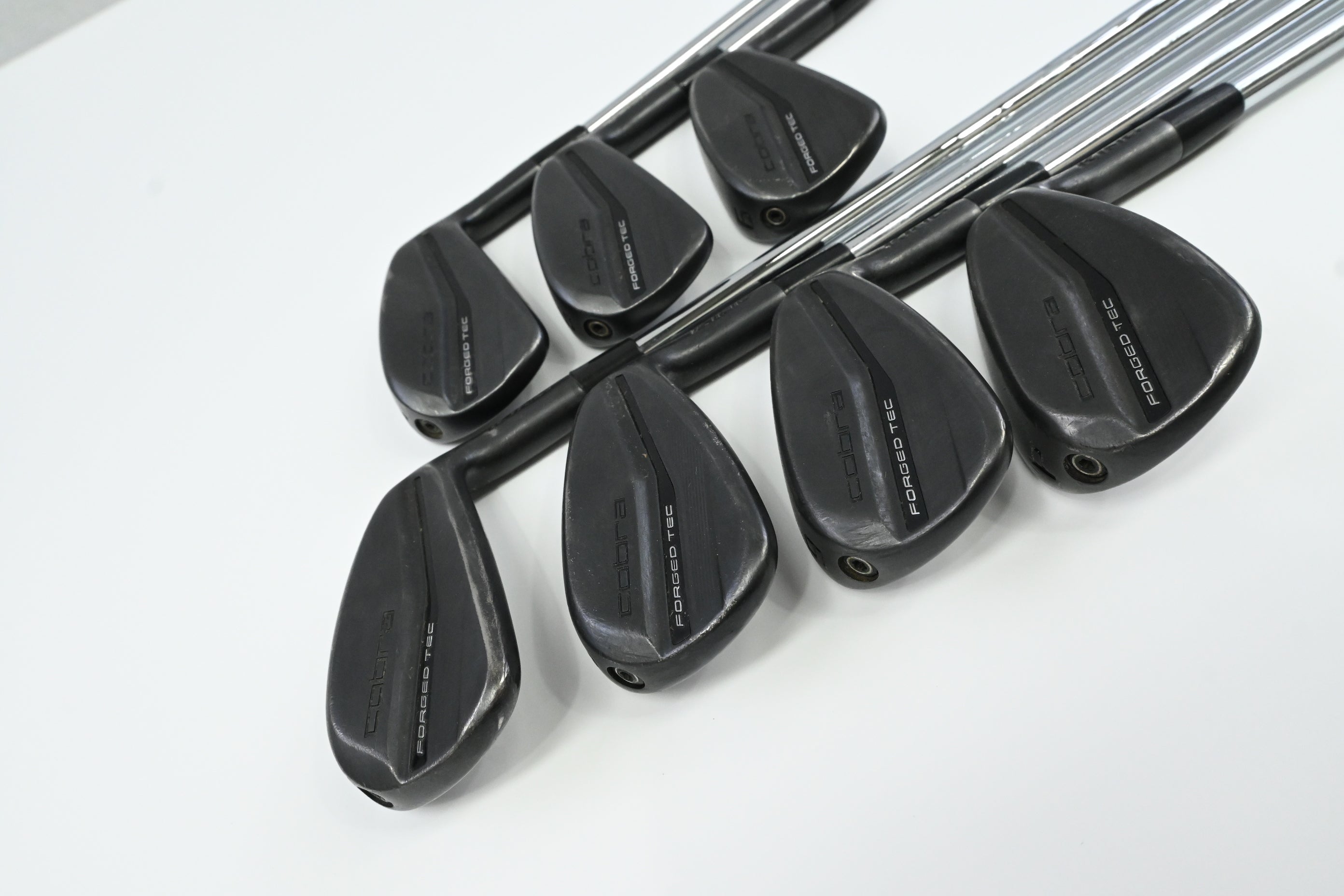 Cobra King Forged Tec 2023 Black Irons / 4-PW / Regular Flex KBS $-Taper Lite