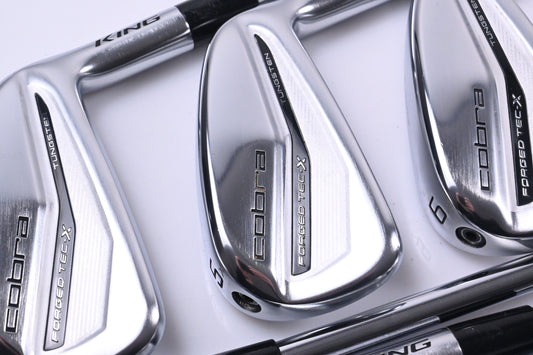 Cobra Forged Tec X 2022 Irons / 4-PW / Regular Flex KBS Tour Lite Shafts
