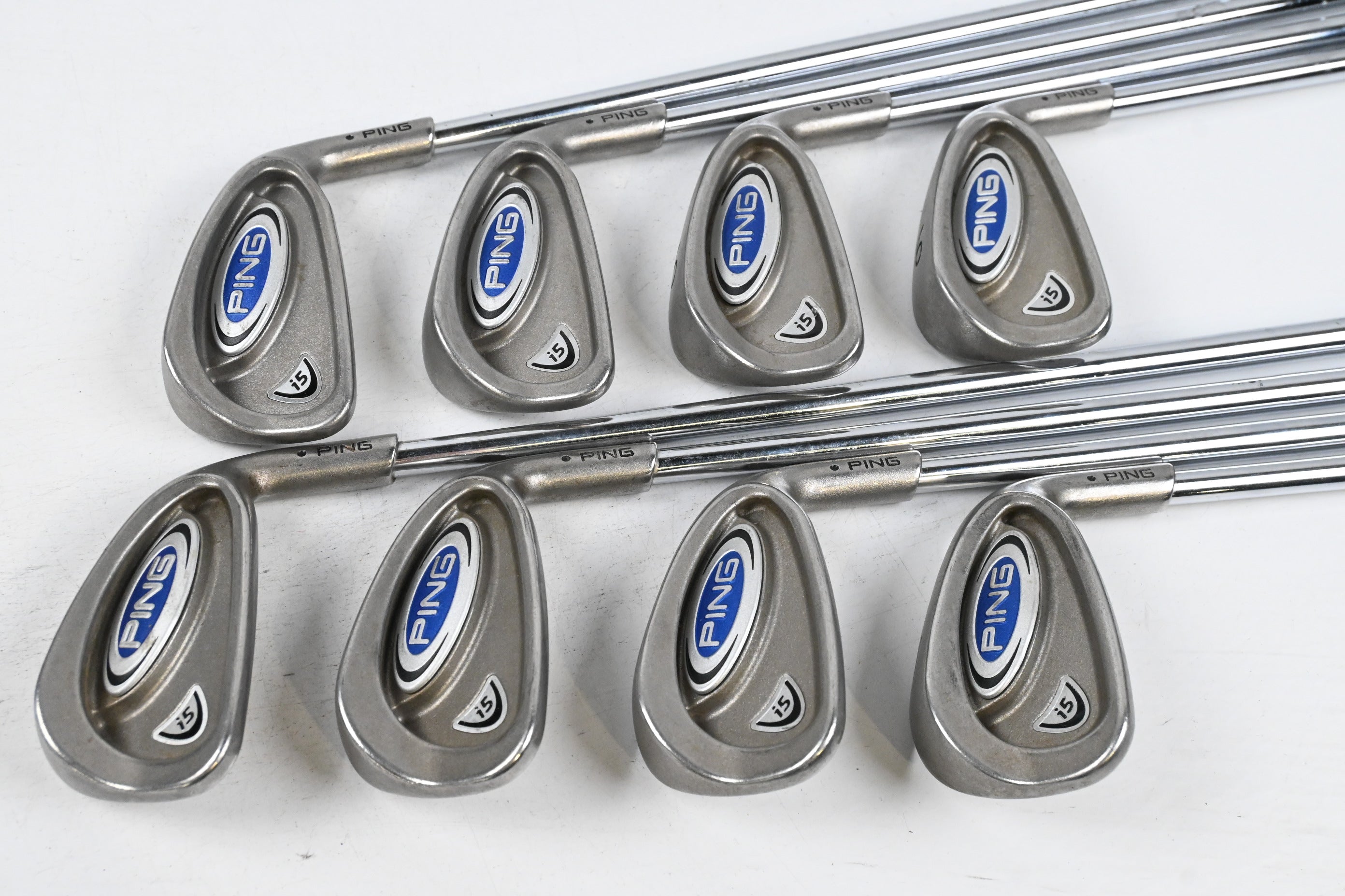 Ping i5 Irons / 3-PW / Black Dot / Regular Flex Steel Shafts
