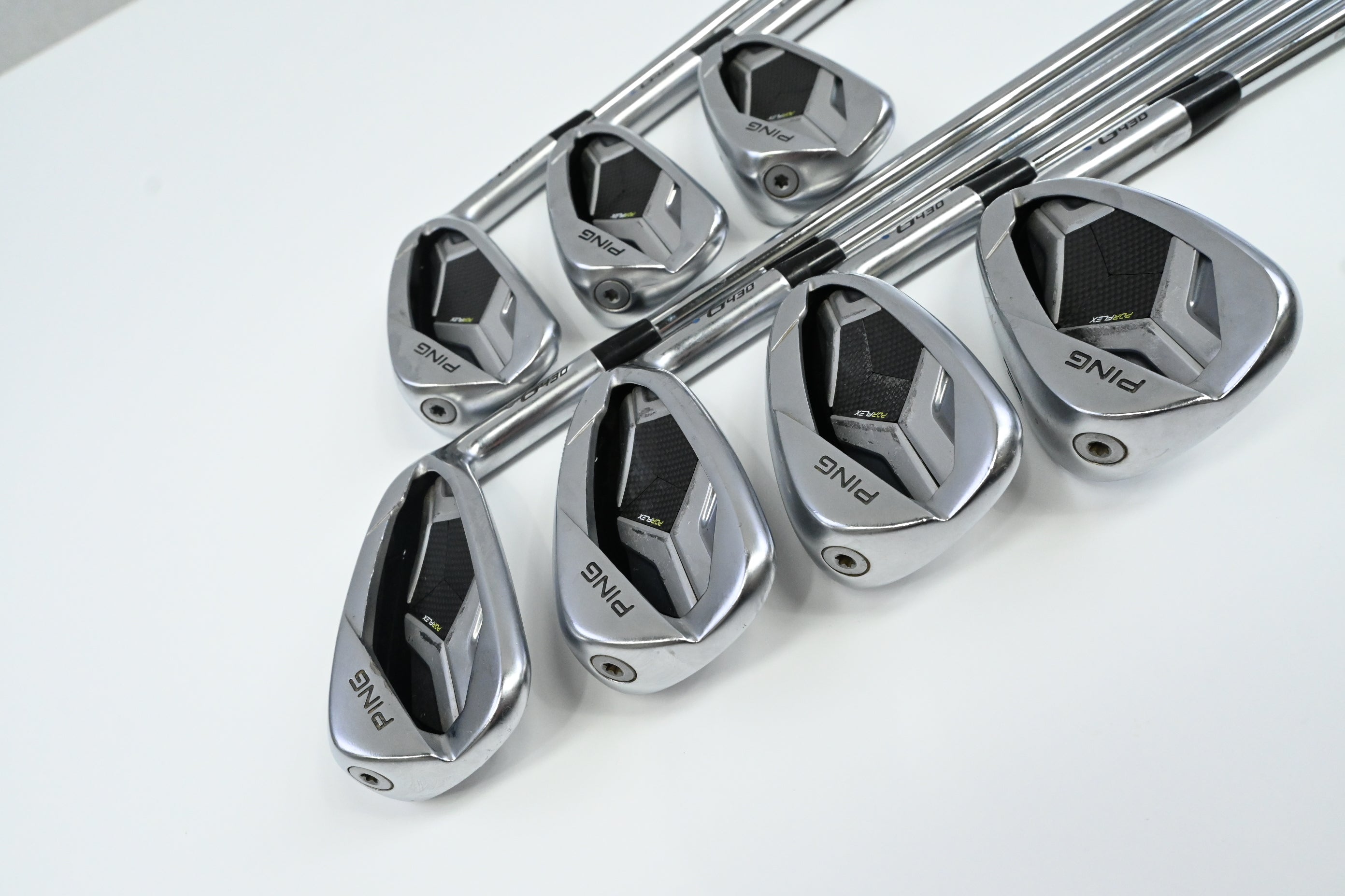 Ping G430 Irons / 4-PW / Blue Dot / Regular Flex Dynamic Gold 105 R300