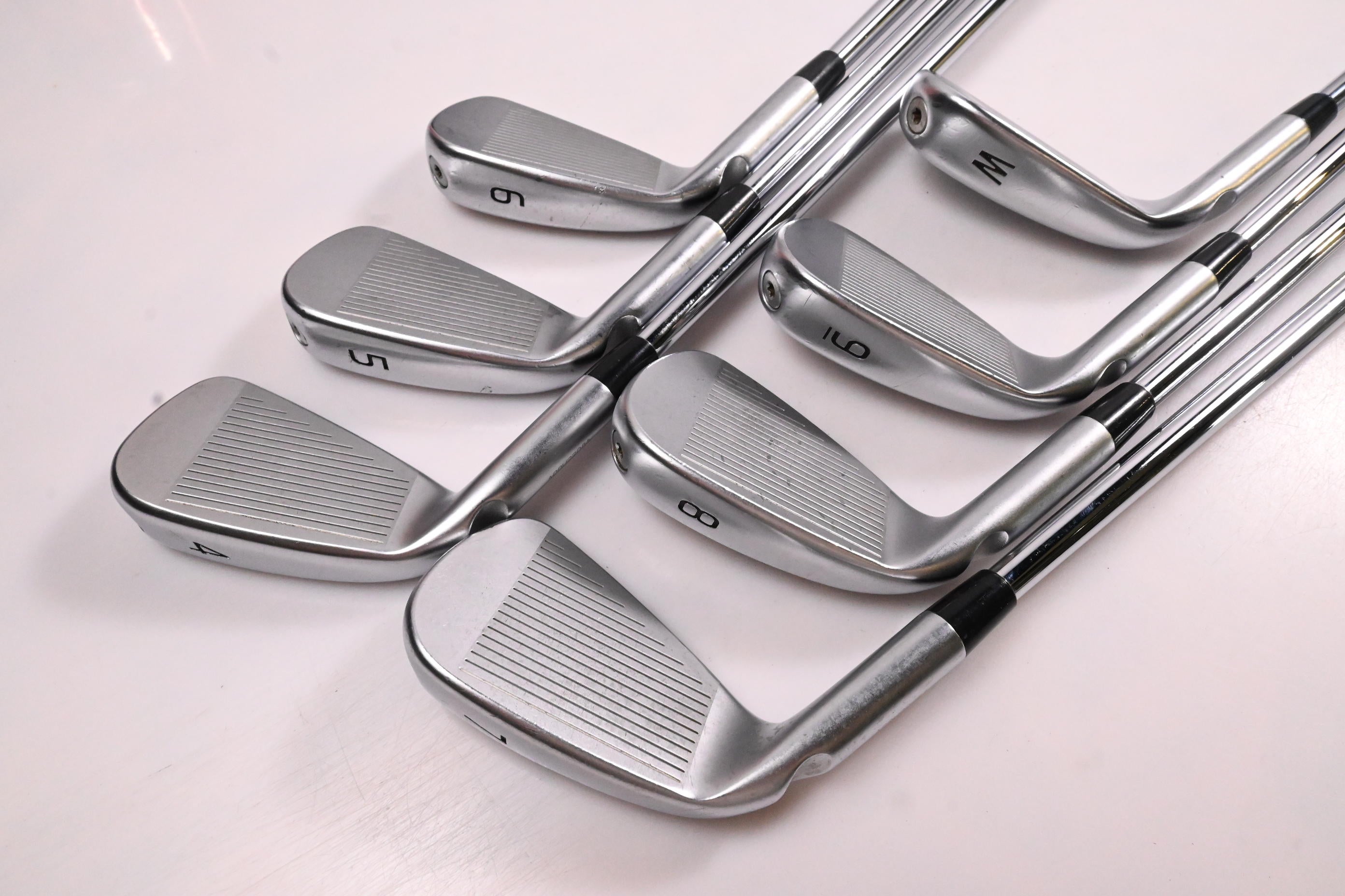 Ping i230 Irons / 4-PW / Blue Dot / Stiff Flex Ping AWT 2.0 Shafts