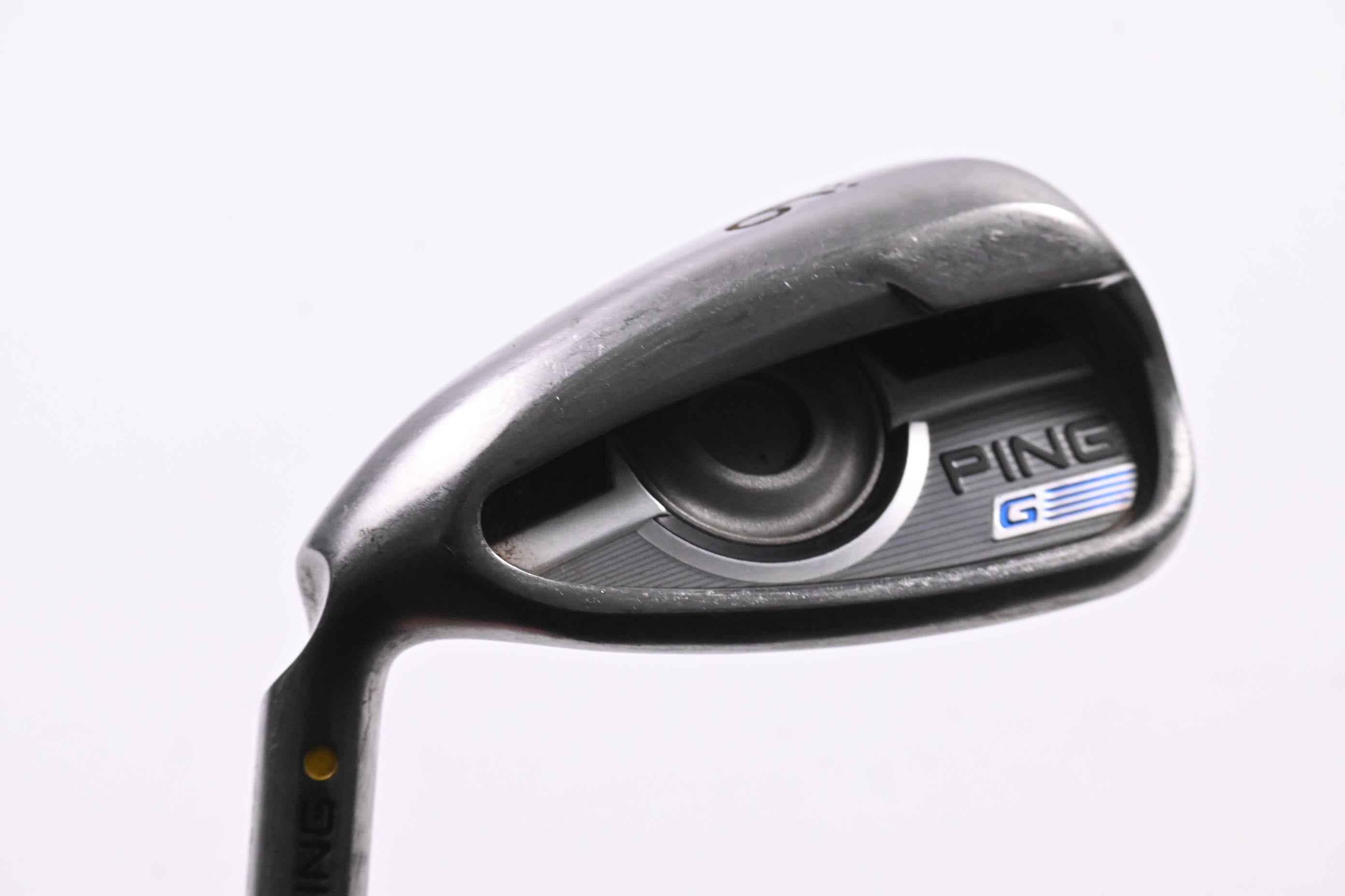 Left Hand Ping G Series #9 Iron / Yellow Dot / Regular Flex Ping AWT 2.0 Shafts