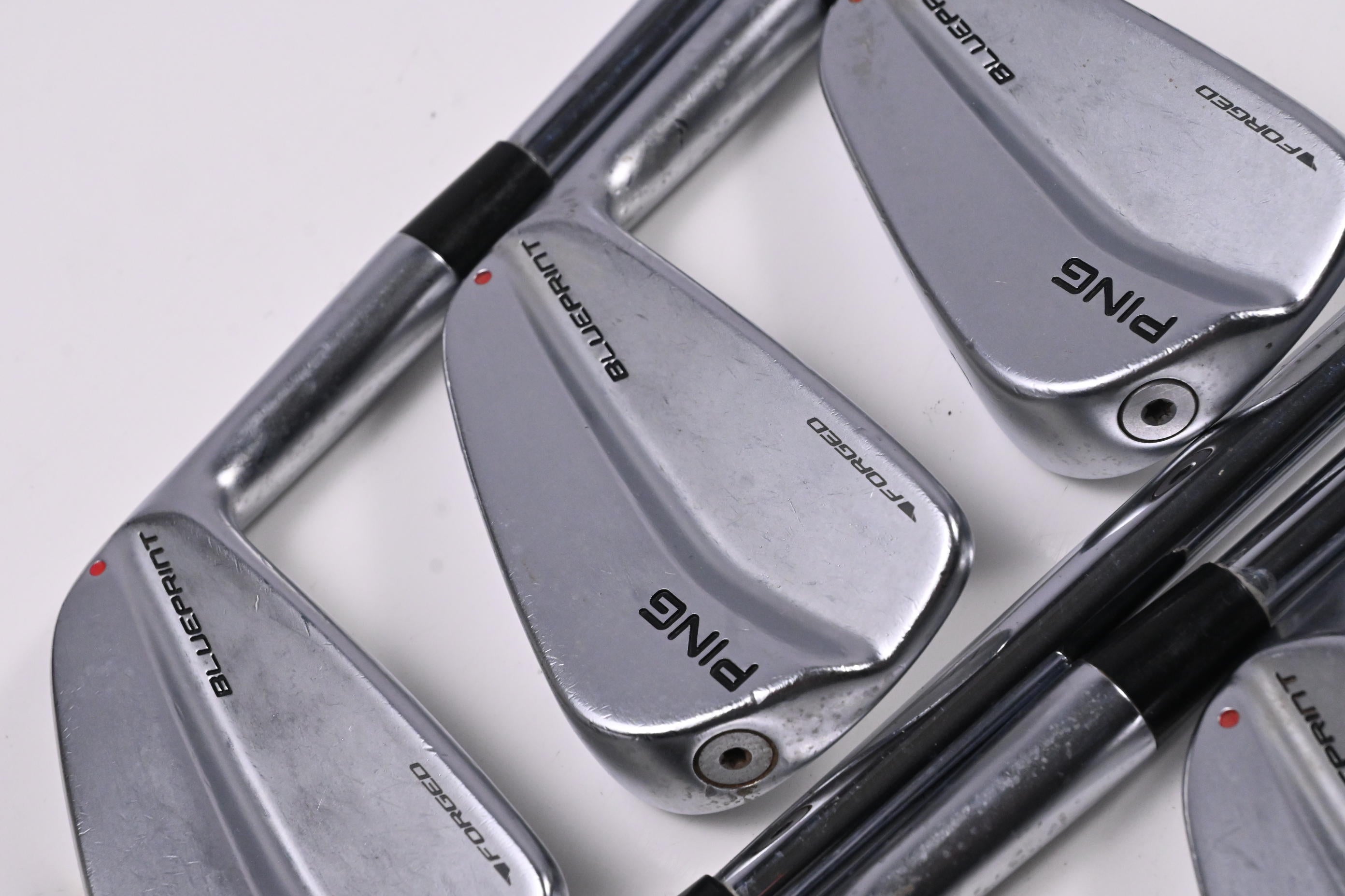 Ping Blueprint Irons / 4-PW / Red Dot / Stiff Flex Dynamic Gold 120 S300 Shafts