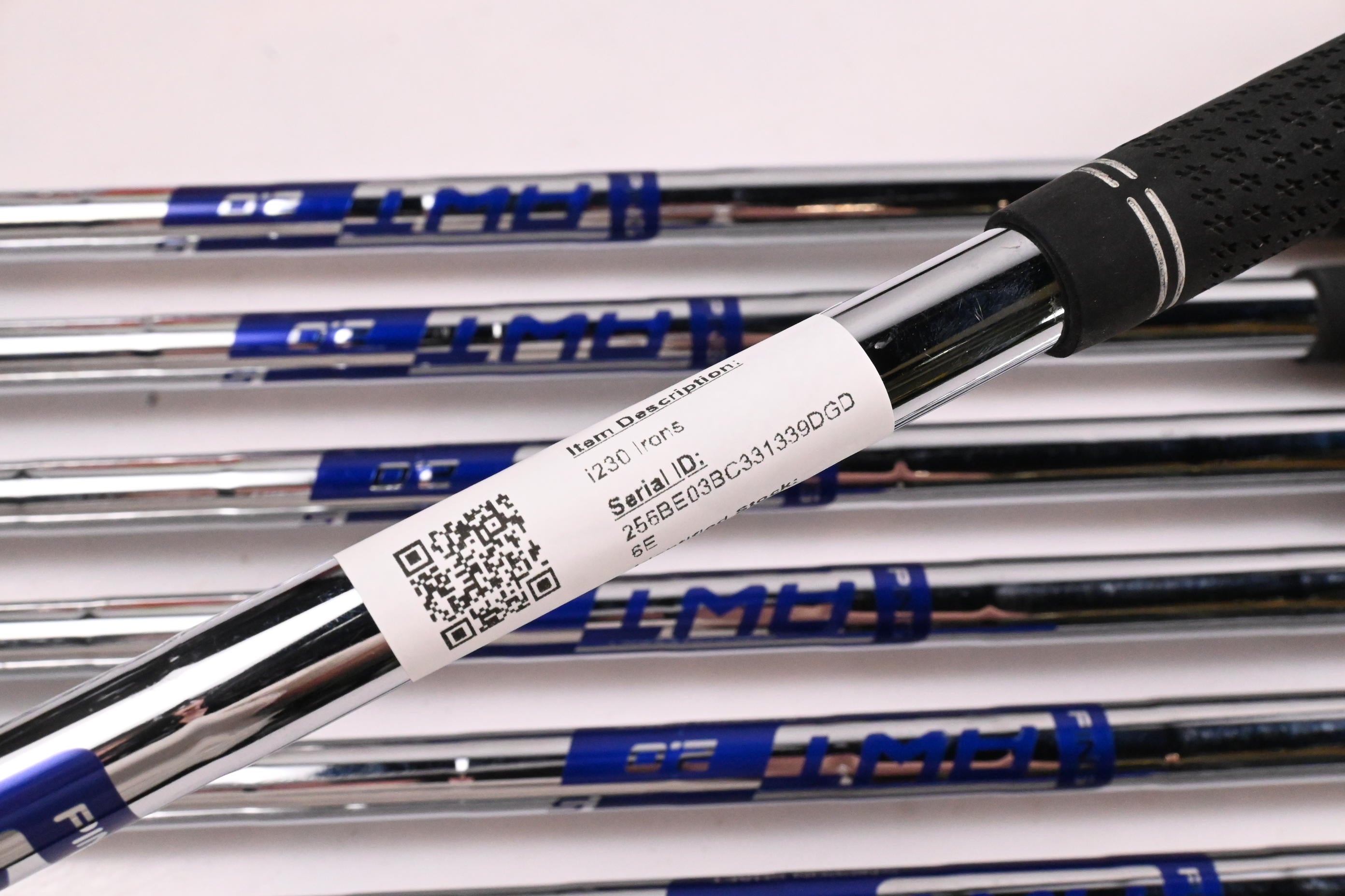 Ping i230 Irons / 4-PW / Blue Dot / Stiff Flex Ping AWT 2.0 Shafts